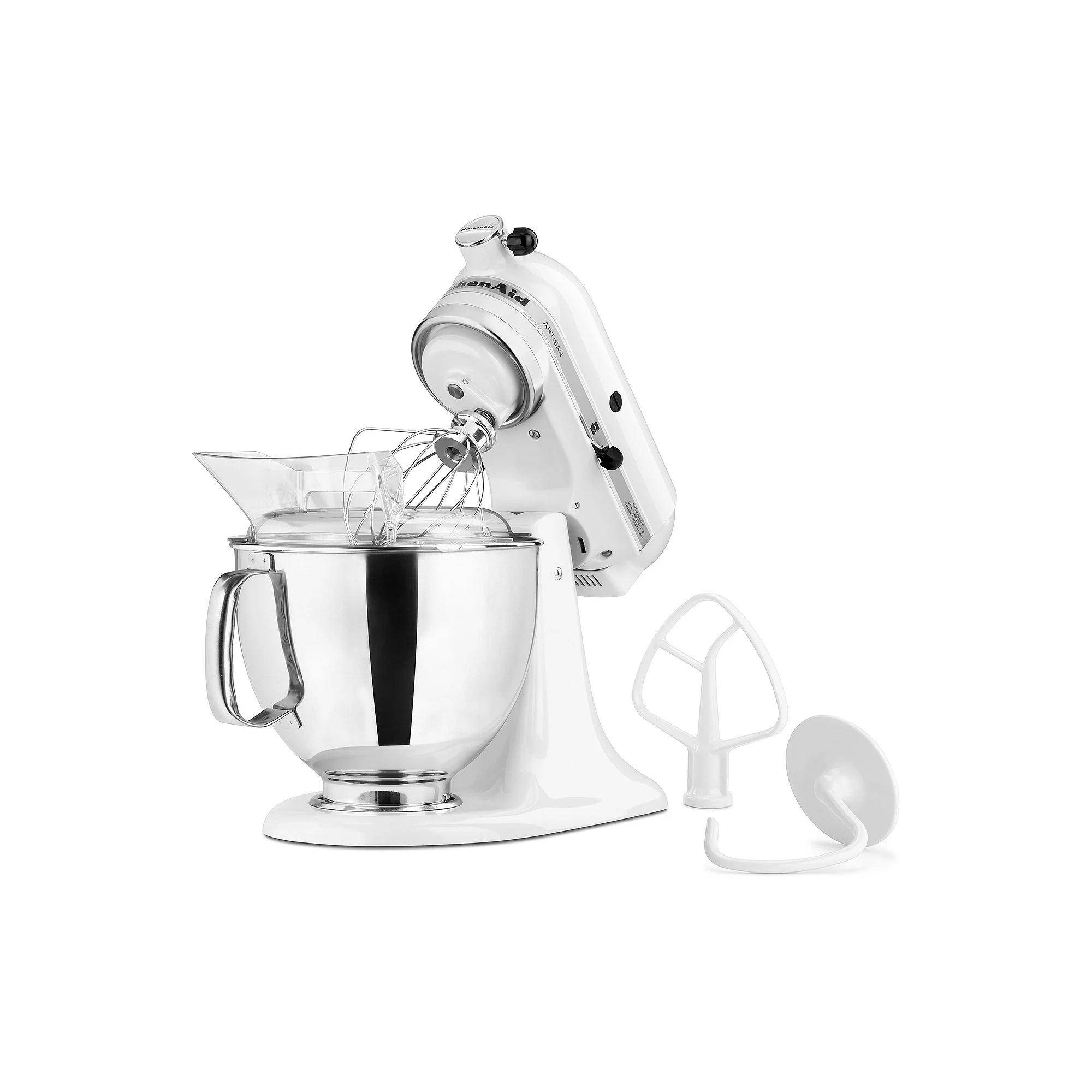 KitchenAid Artisan 5 Qt. White Stand Mixer-KSM150PSWH - Image 8