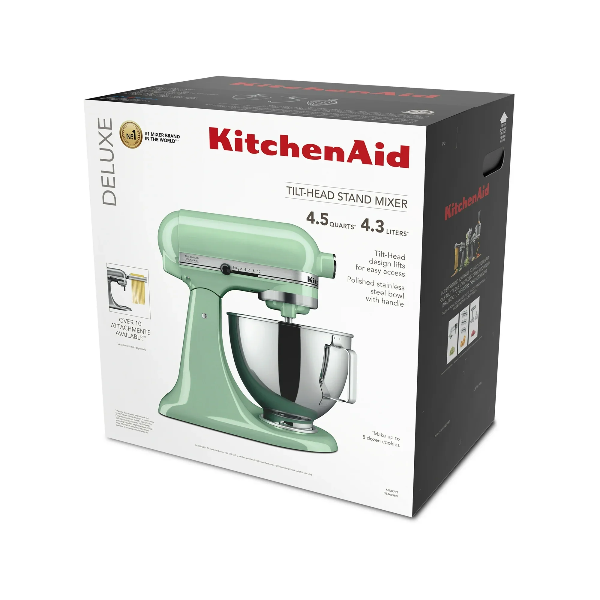 KitchenAid KSM97PT Deluxe 4.5 Quart Tilt-Head Stand Mixer - Image 2