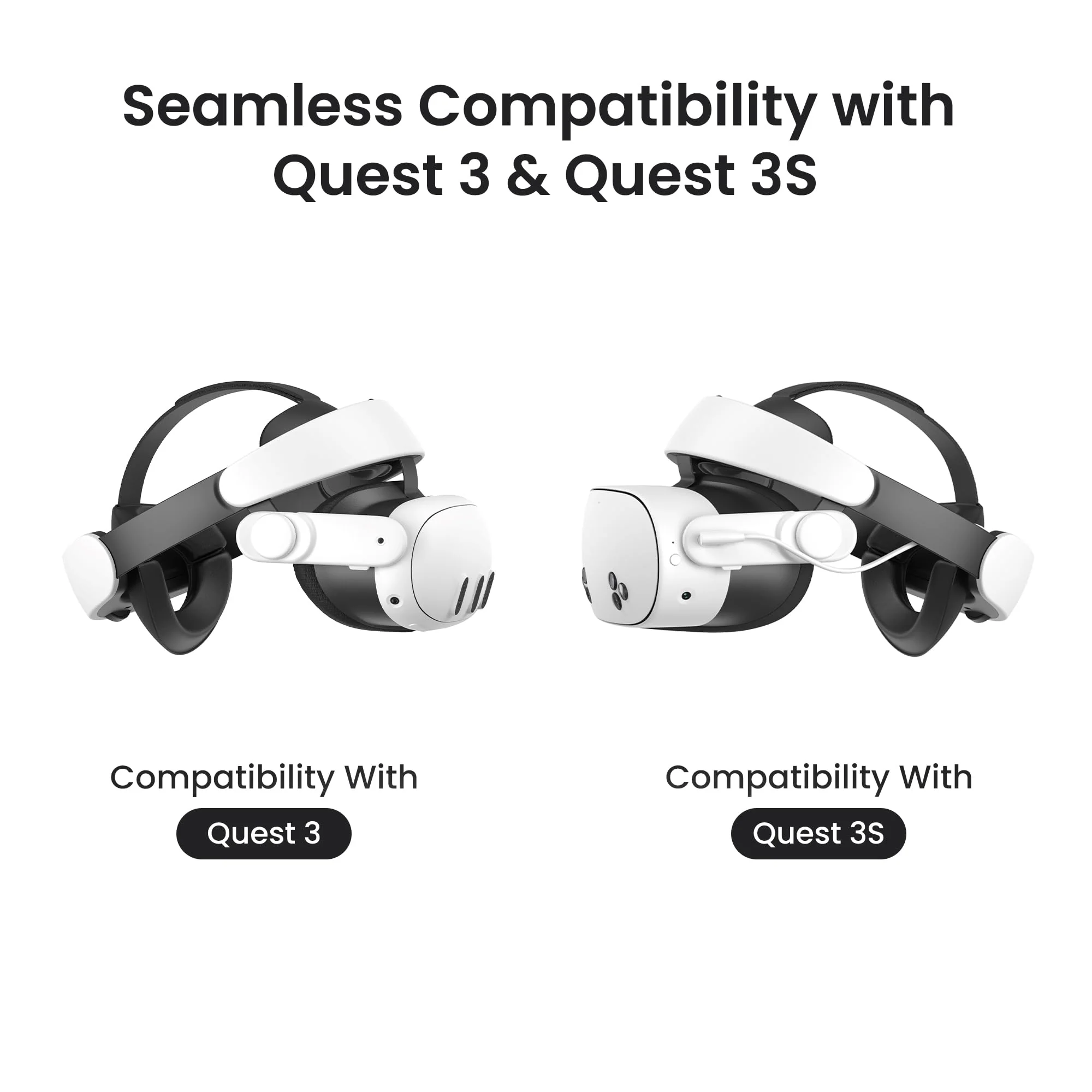 KIWI design - H4 Boost Battery Halo Strap for Meta Quest 3/3S - Image 4