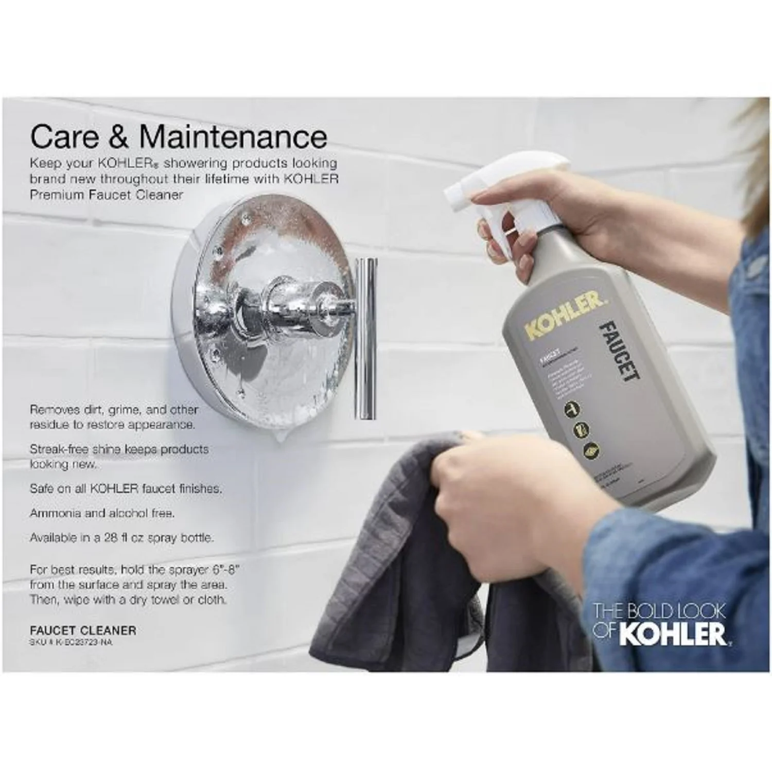 KOHLER K-TS10582-4 Bancroft 1-Handle 1-Spray 2.5 GPM Tub and Shower Faucet in Vibrant Brushed Nickel - Image 2