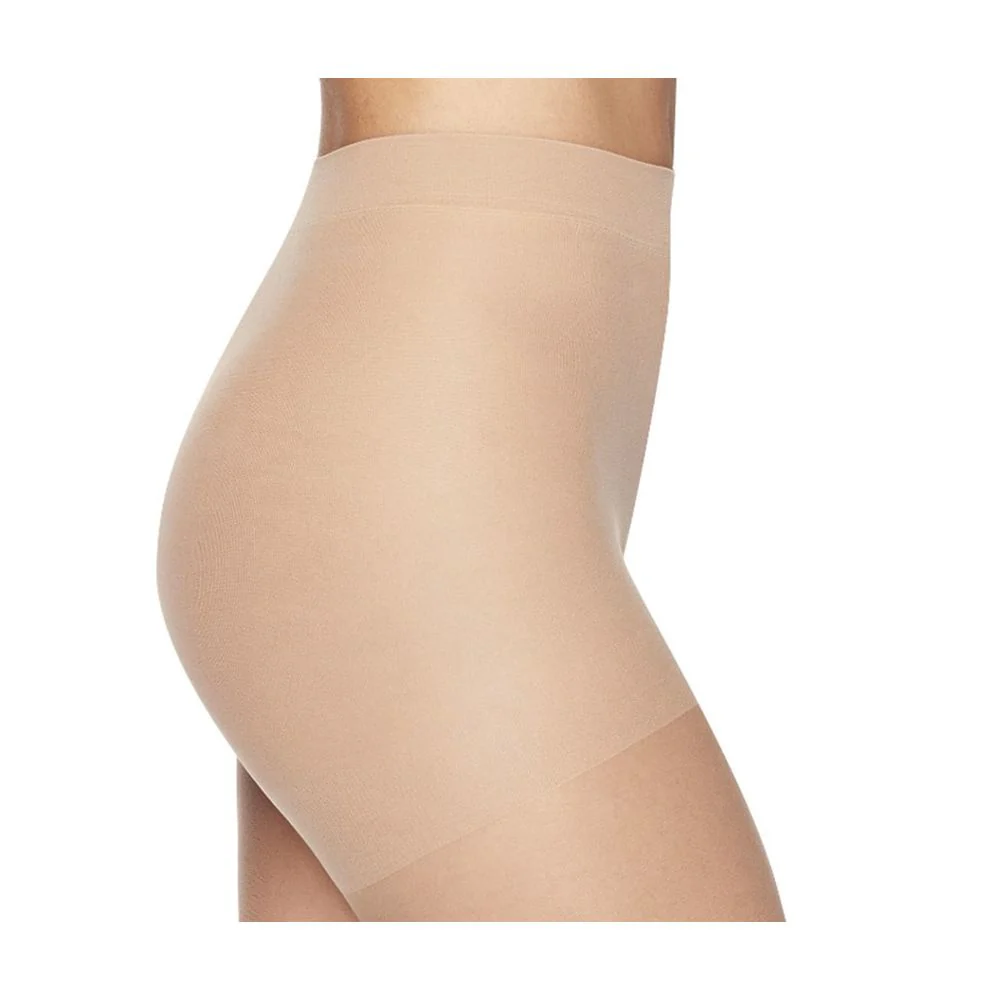 L'eggs Women's Sheer Energy Medium Leg Support Sheer Tights Control Top No-Roll Waistband ST, 2 Pair, Size Q Nude