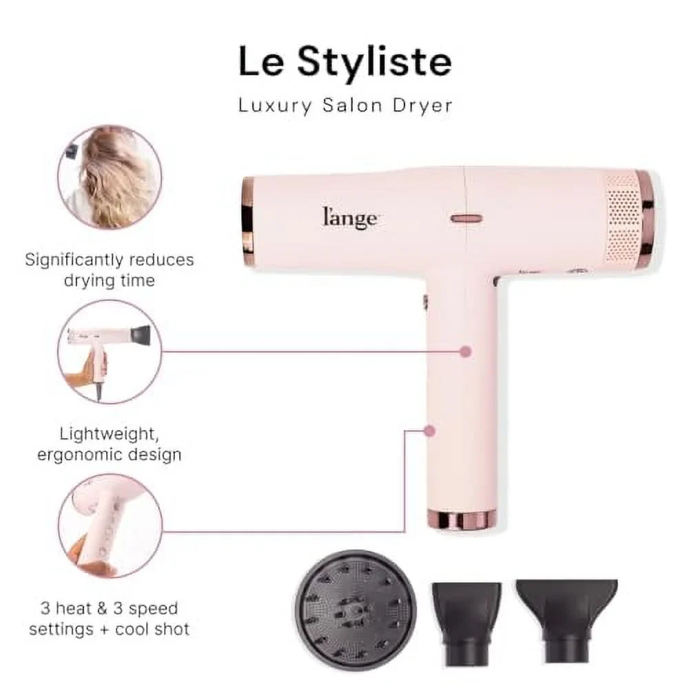 L'ange Hair 2497 Le Styliste Luxury Hair Dryer, Blush - Image 3