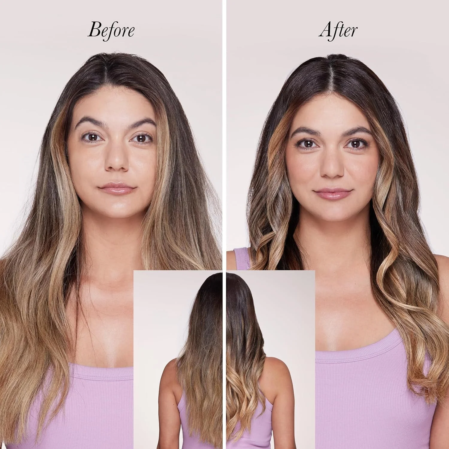 L'ANGE HAIR Le Pirouette 32MM Titanium Rotating Hair Curling Iron, Self-Rotating Curler, Blush, 2638 - Image 3