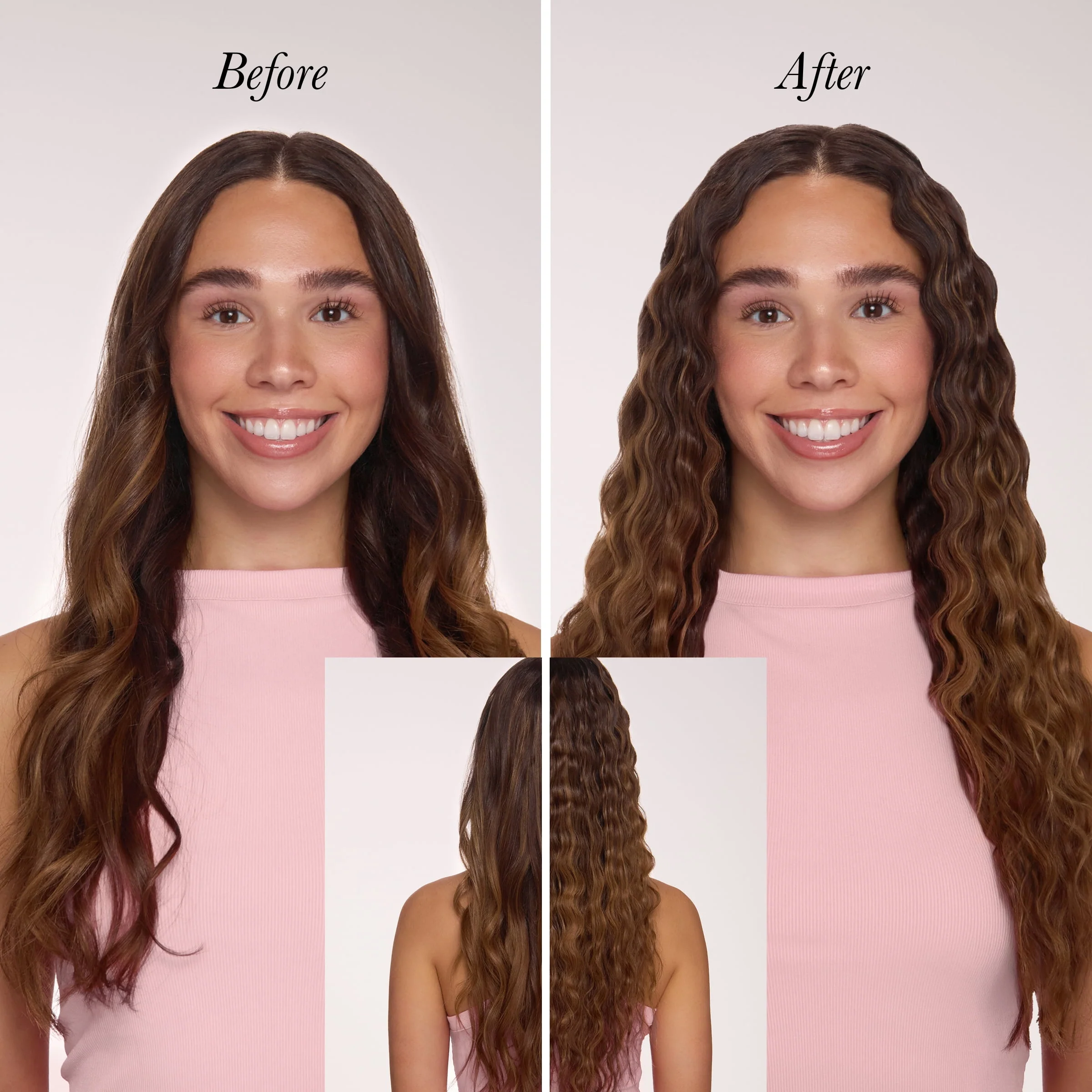 L'ANGE Hair VersaWaver Adjustable Titanium 3-Barrel Hair Waving Iron, Blush, 19mm and 32mm Wave Options, 4 Heat Settings, 2654-2655 - Image 7