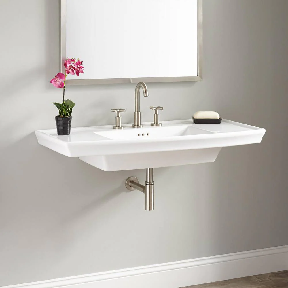 Lavita Wash Basin - 1005*500 - 8" Widespread - white
