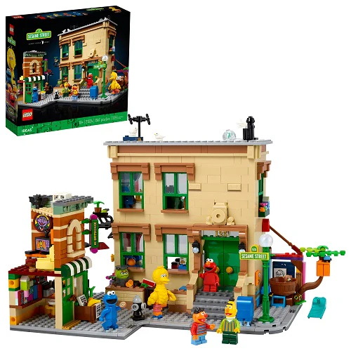 Lego 21324 Ideas 123 Sesame Street Creative Building Toy (1,367 Pieces)