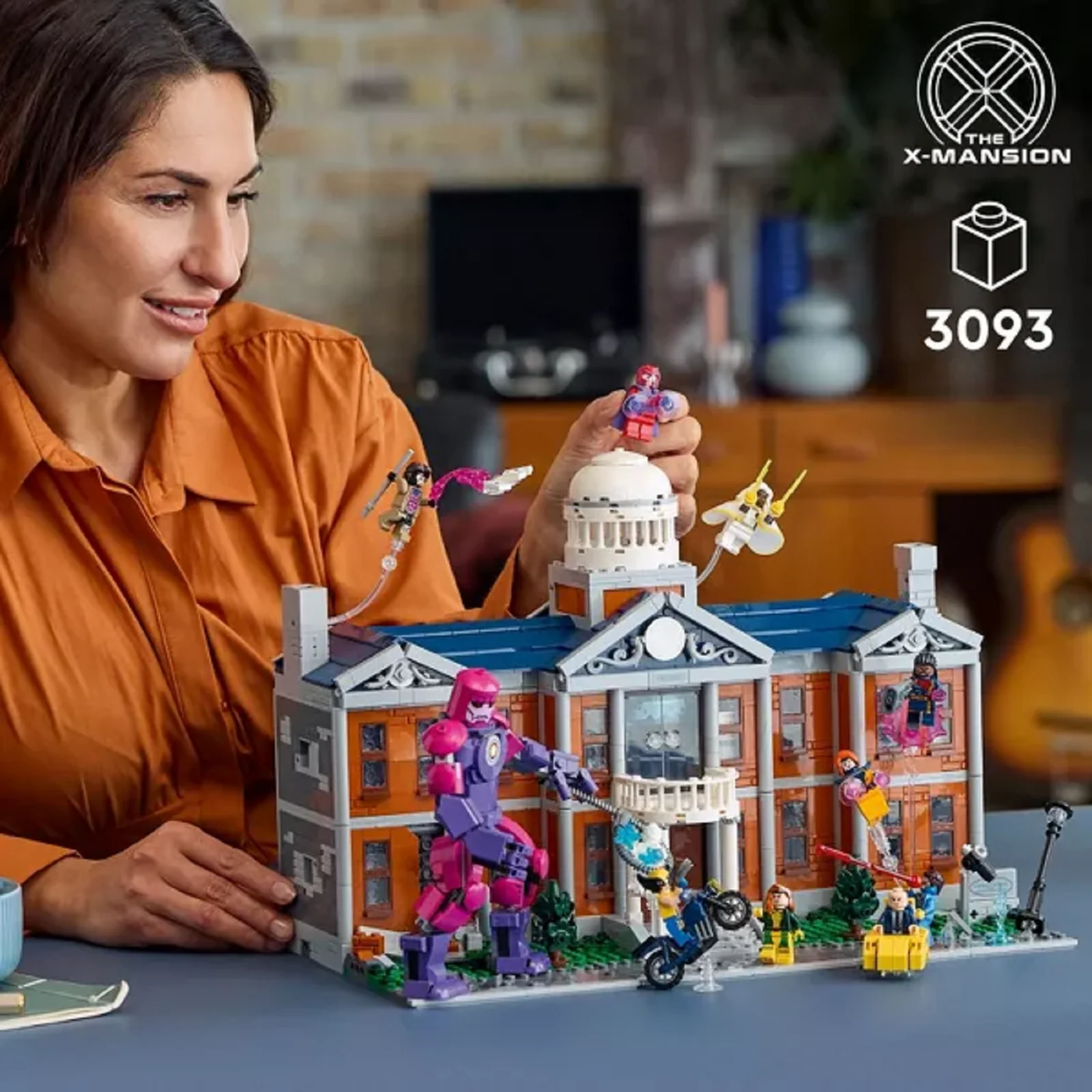 LEGO 6471533 Marvel X-Men The X-Mansion Building Set with 10 Minifigures 76294 - Image 2