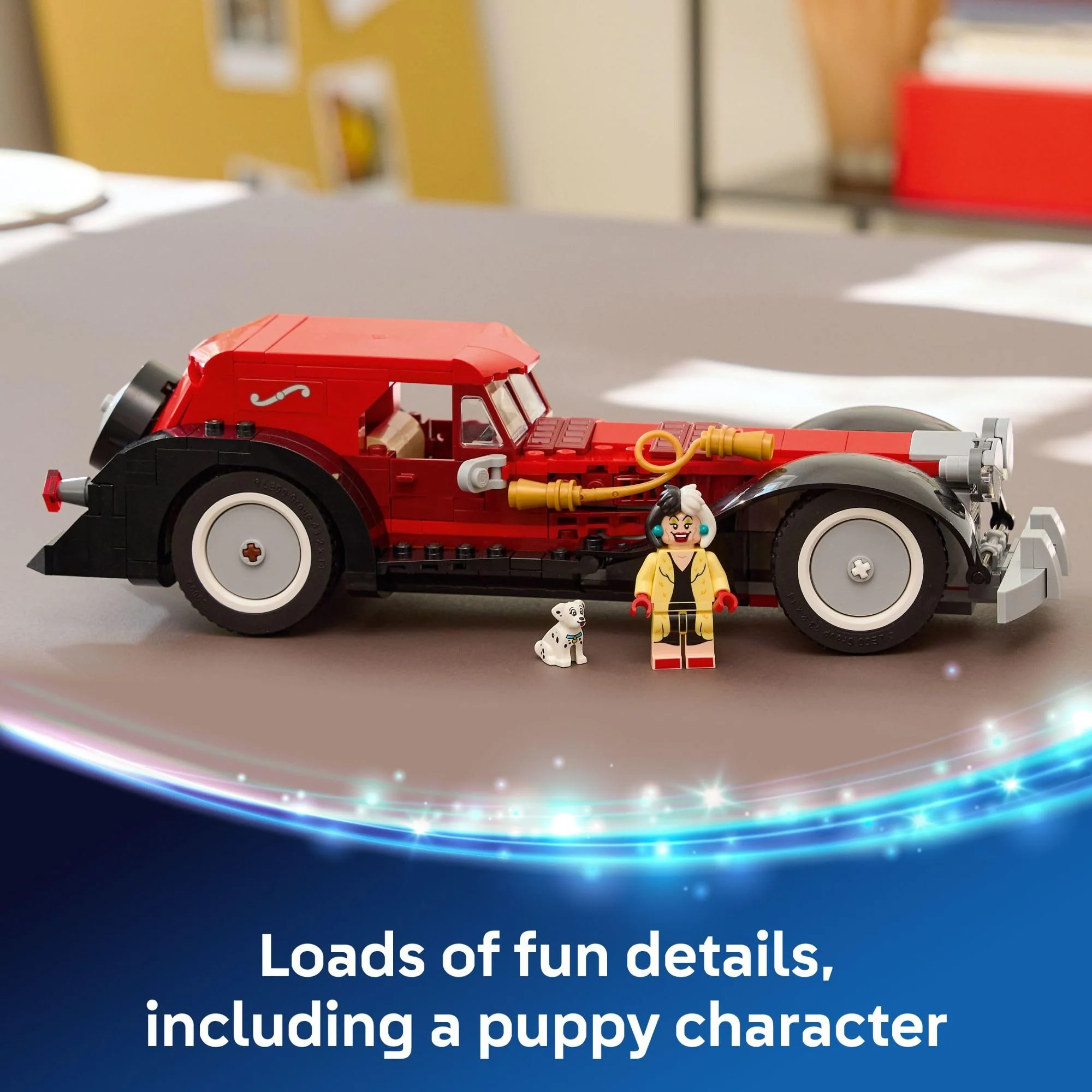 LEGO Disney Cruella De Vil's Car Building Toy, 378-Piece Set, Multicolor, Ages 9+, 43277 - Image 3