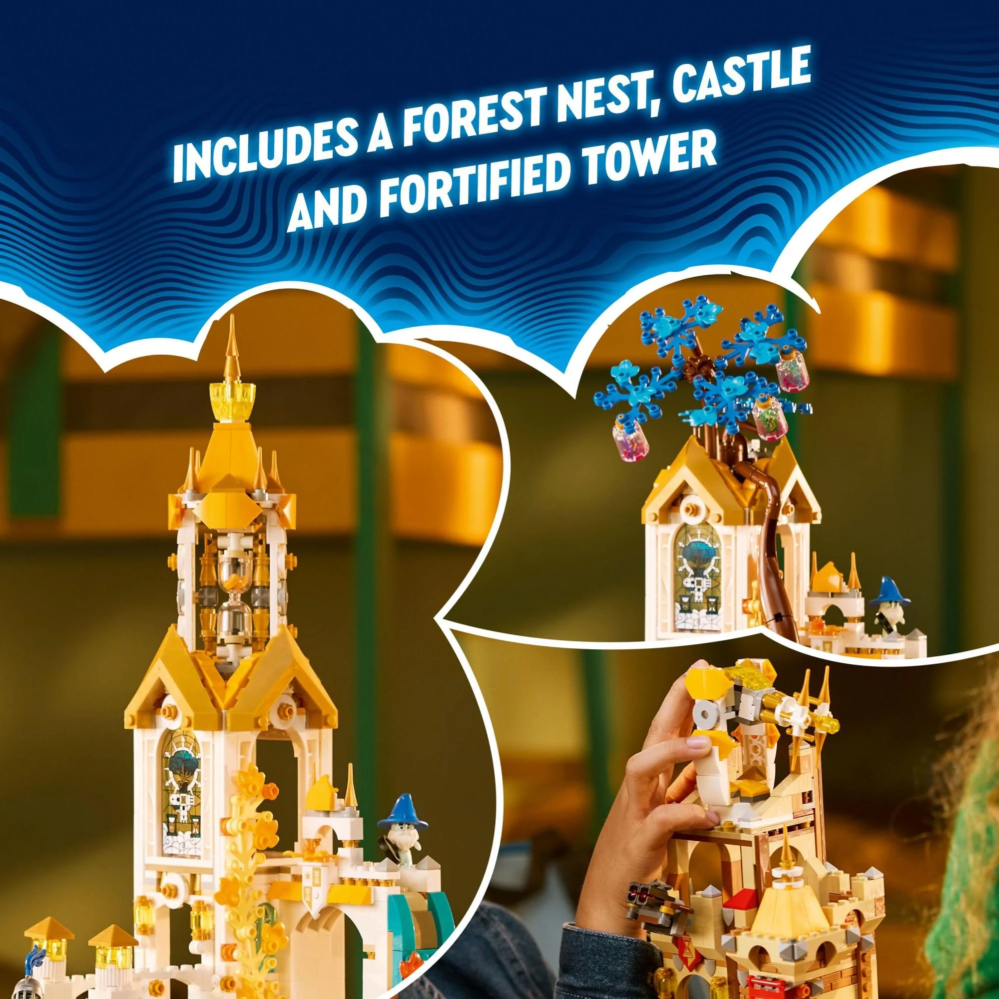LEGO DREAMZzz Castle Nocturnia Building Toy, 1,742 Pieces, Dual Building Modes, Includes 6 Minifigures and Fantasy Creatures, Multicolor - Image 4