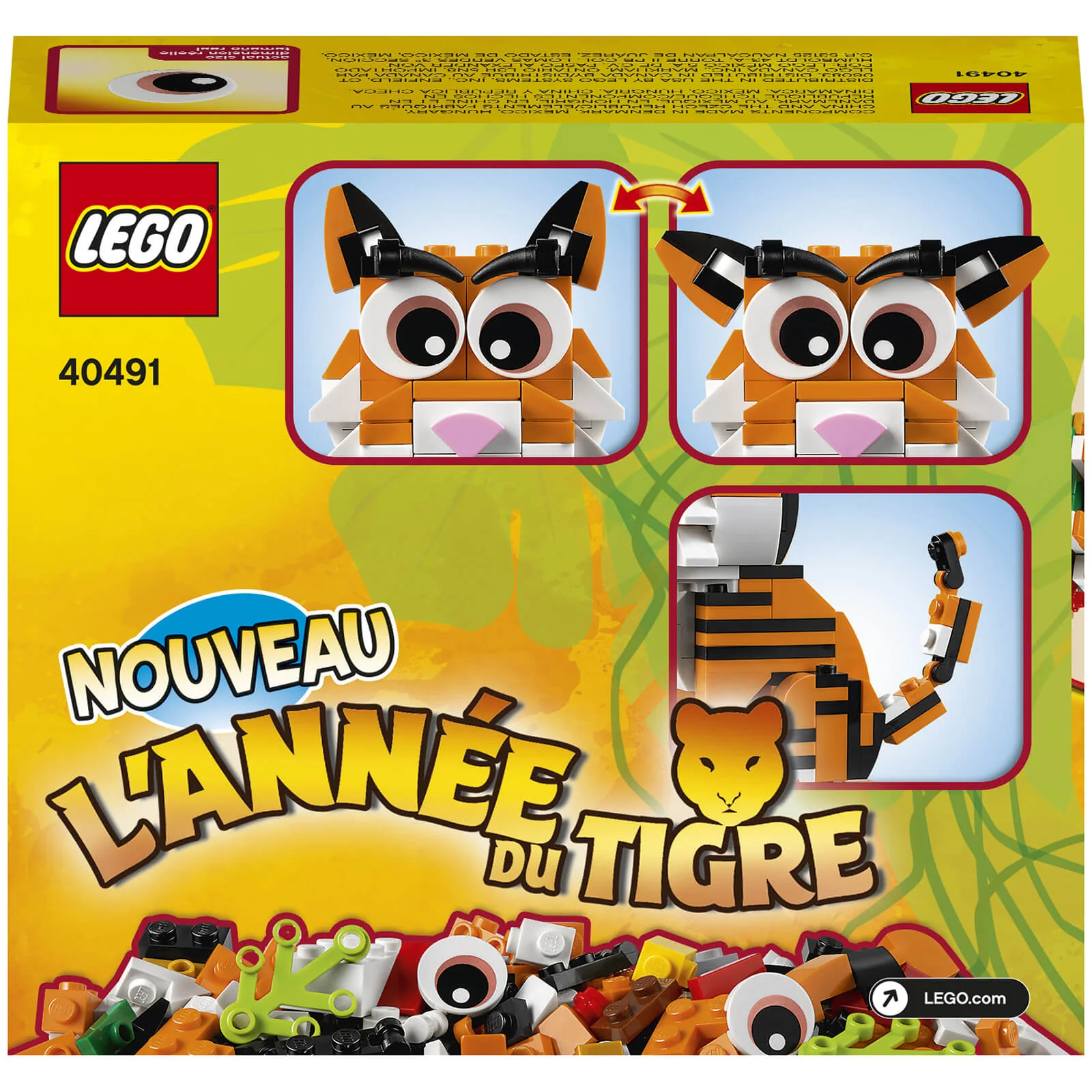 LEGO Year of the Tiger Building Set, 193 Pieces, Multicolor, Ages 8 and Up, 40491 - Image 6