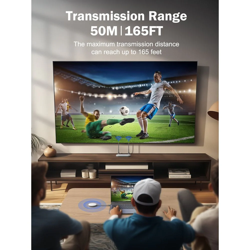 Lemorele G52R1 HDMI Wireless Transmitter and Receiver, 5G 165FT/50M - Image 3