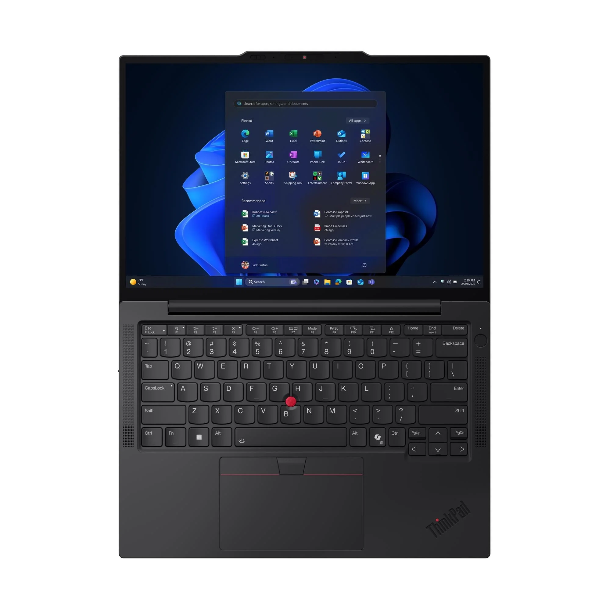 LENOVO 21RK00BJCA ThinkPad X13 Gen 6 13.3" WUXGA 7 265U 2.1GHz Intel Graphics 32GB RAM 512GB SSD Win 11 Pro Black - Image 3
