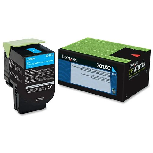 Lexmark 70C1XC0 Cyan Extra High Yield Return Program Toner - Image 5