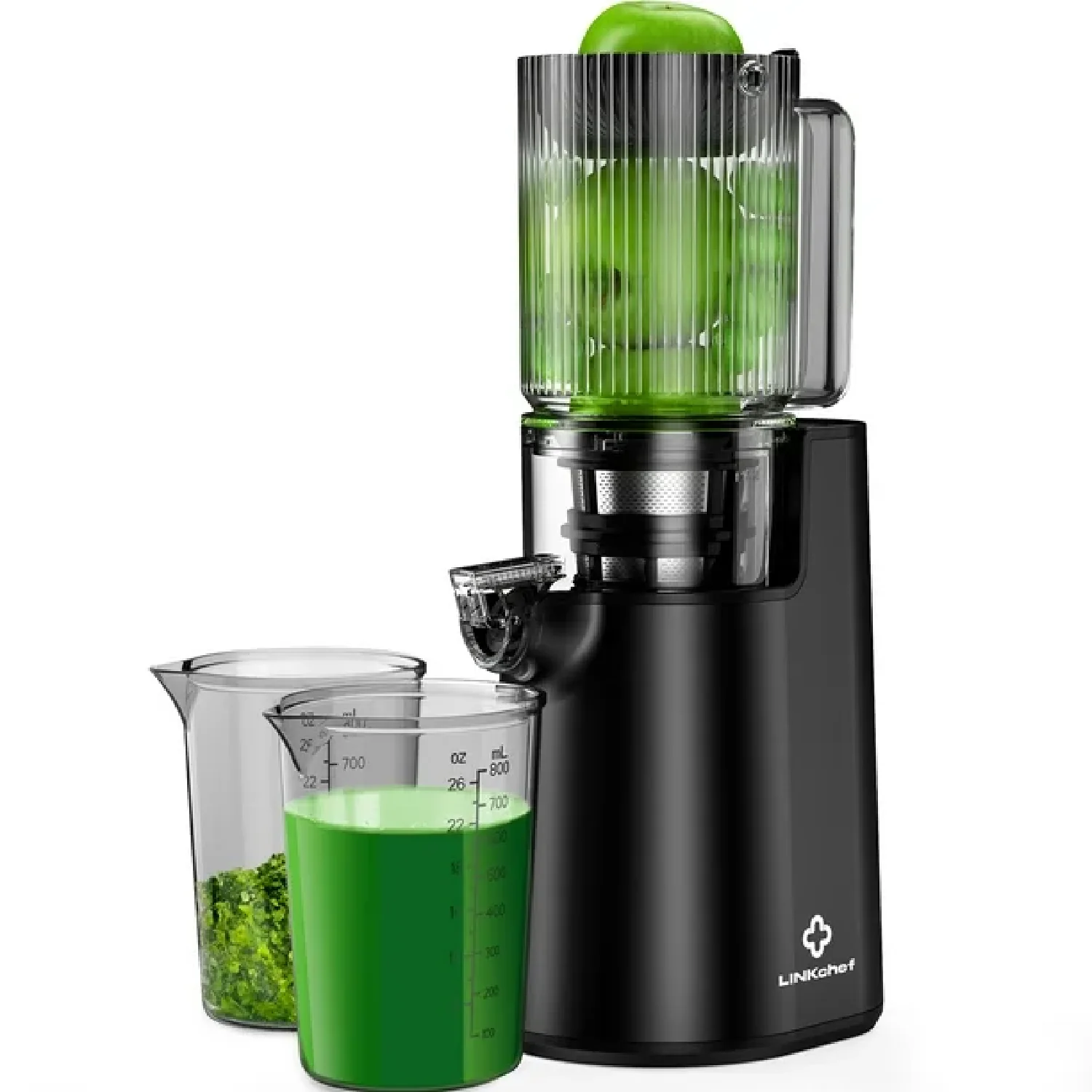 LINKChef Slow Masticating Juicer Machine Black