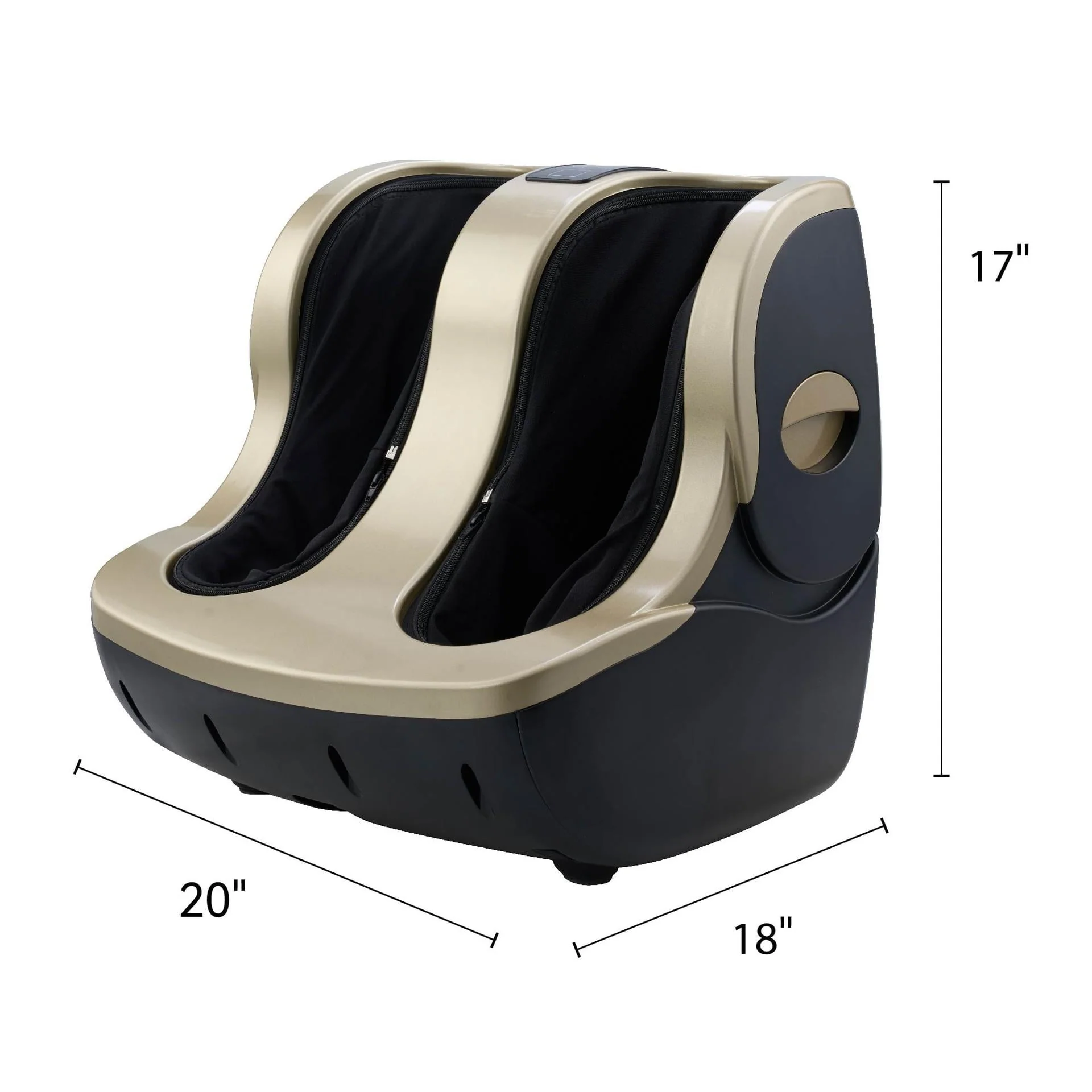 Lisonu 4007101S090 Smart Leg Massager, Champagne Gold Acupressure Foot Massager w/Shiatsu & Vibration - Image 3