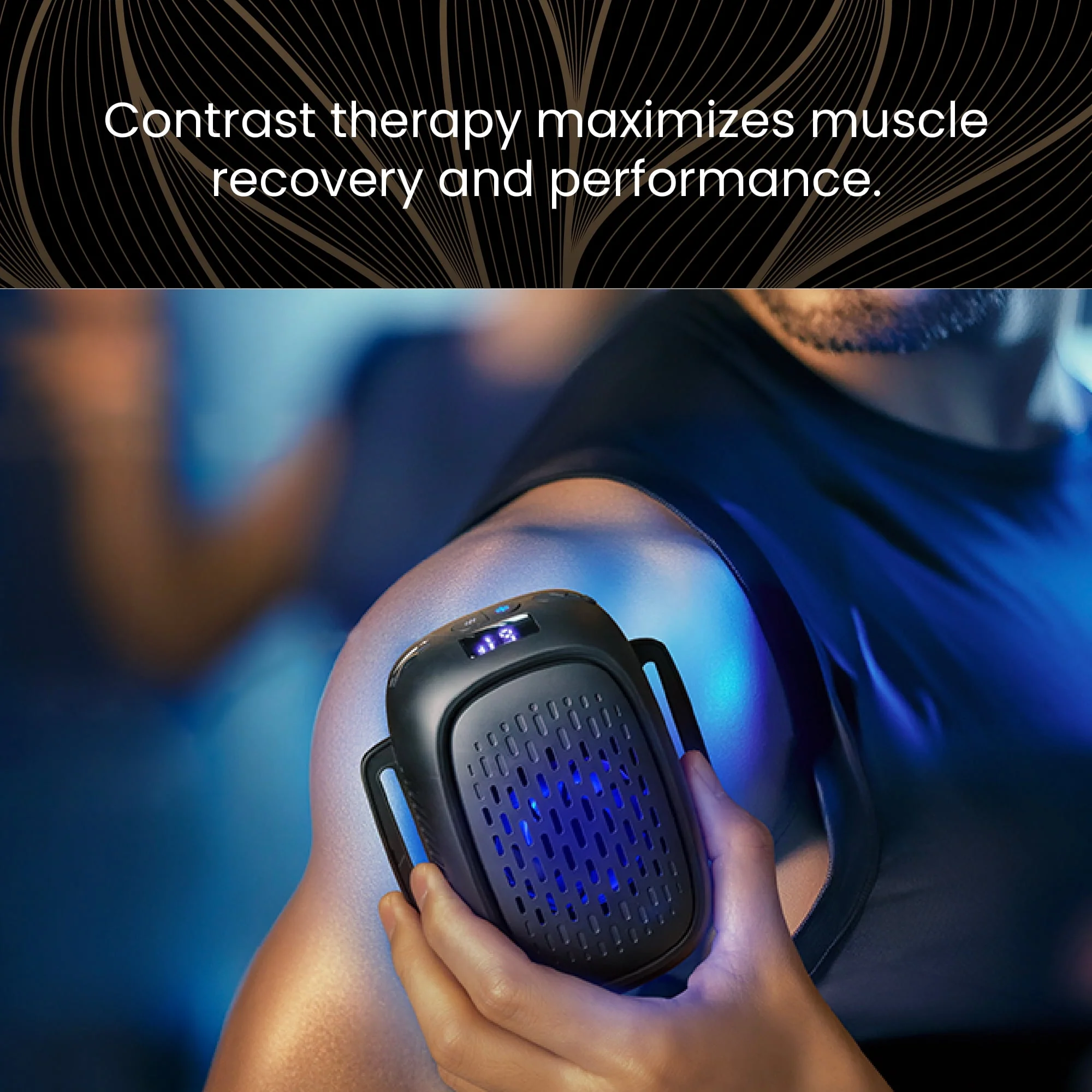 LIVUP LU-HCSTMR-450 Hot Cold Cube Dual-Temperature Therapy Device, Portable Muscle Relief, Battery Powered, Compact Design - Image 3