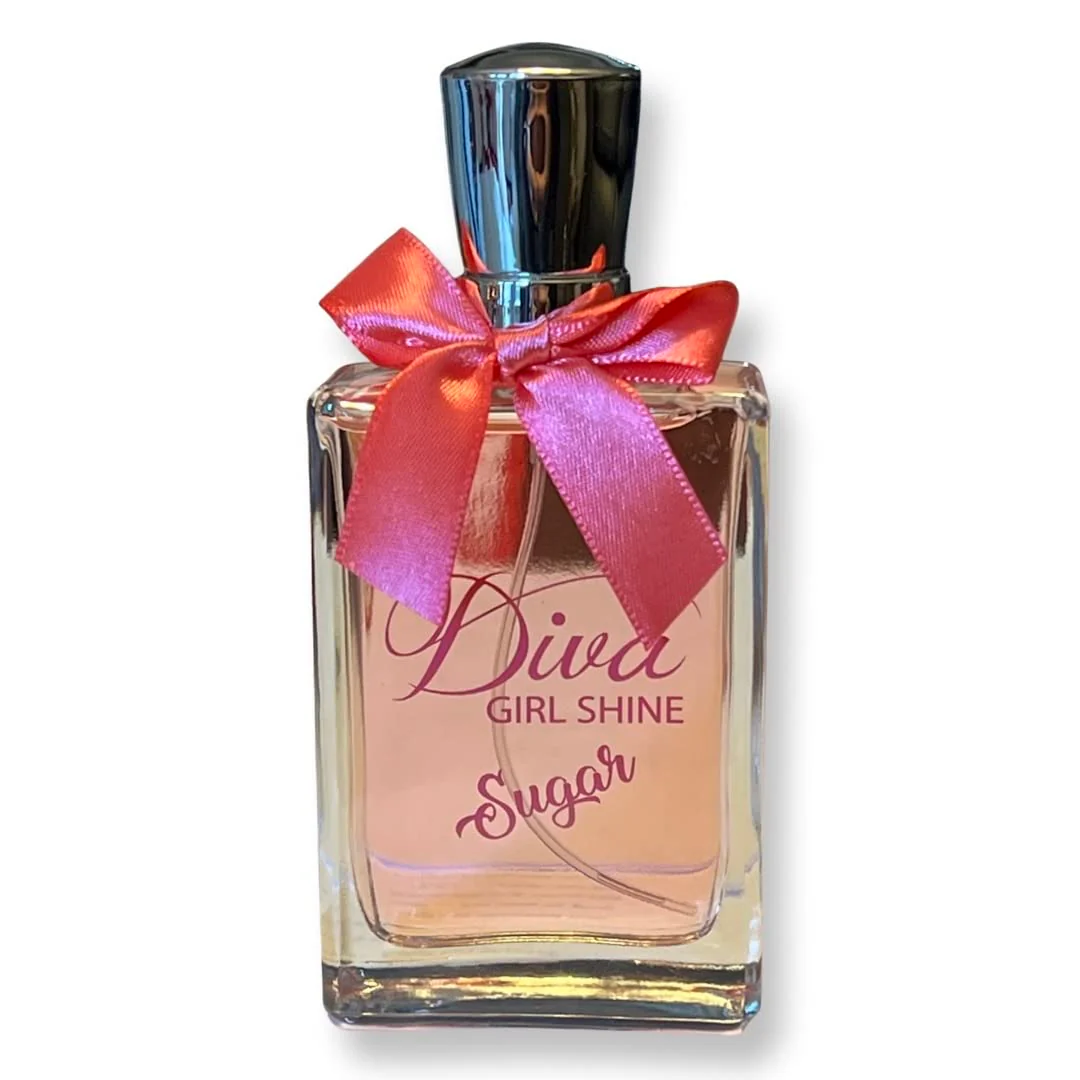 Lovery Diva Girl Shine Sugar Eau de Parfum for Women, Vibrant Fruity Floral Scent with Tangerine, Honeysuckle, Wild Berry Notes, 3.4 Fl Oz - Image 2