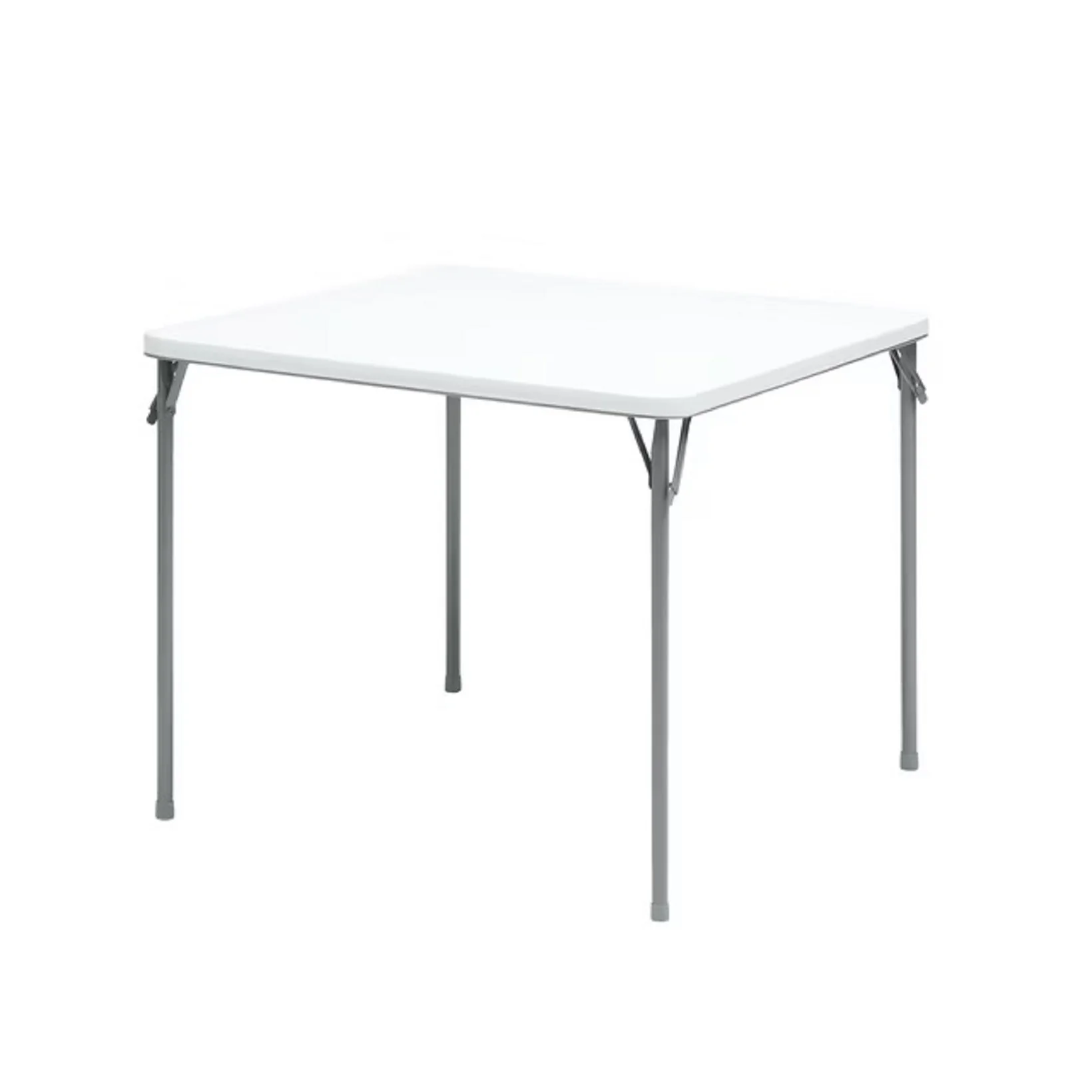 Mainstays 34inch Straight Folding Table, White - Image 3