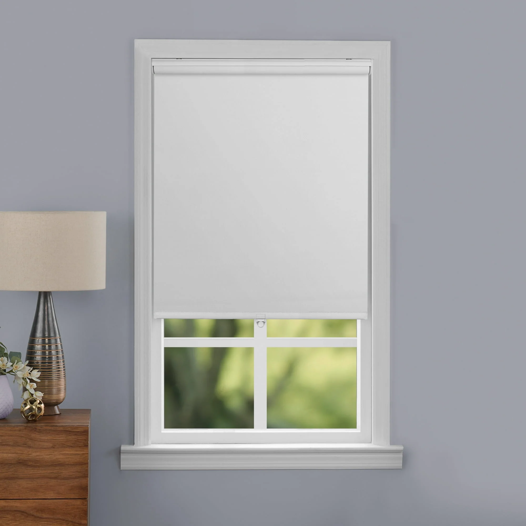 Mainstays MS120068704418 White 32" x 72" Blackout Slow Release Roller Shade