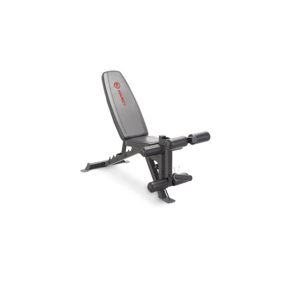 Marcy SB-350 Multipurpose Adjustable Utility Slant Board Bench, Red/Black - Image 3