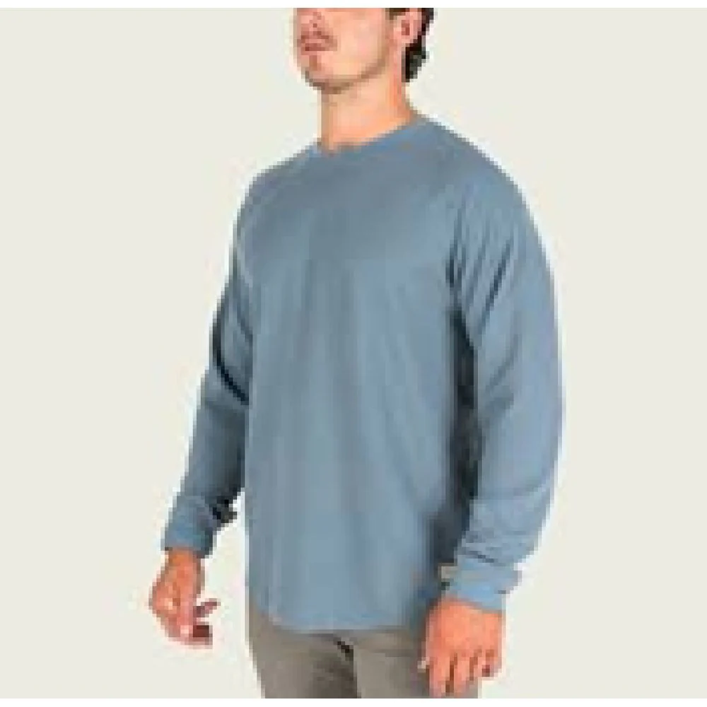 Marsh Wear Surfside Waffle Knit Long-Sleeve Shirt - Steel - M - Image 3