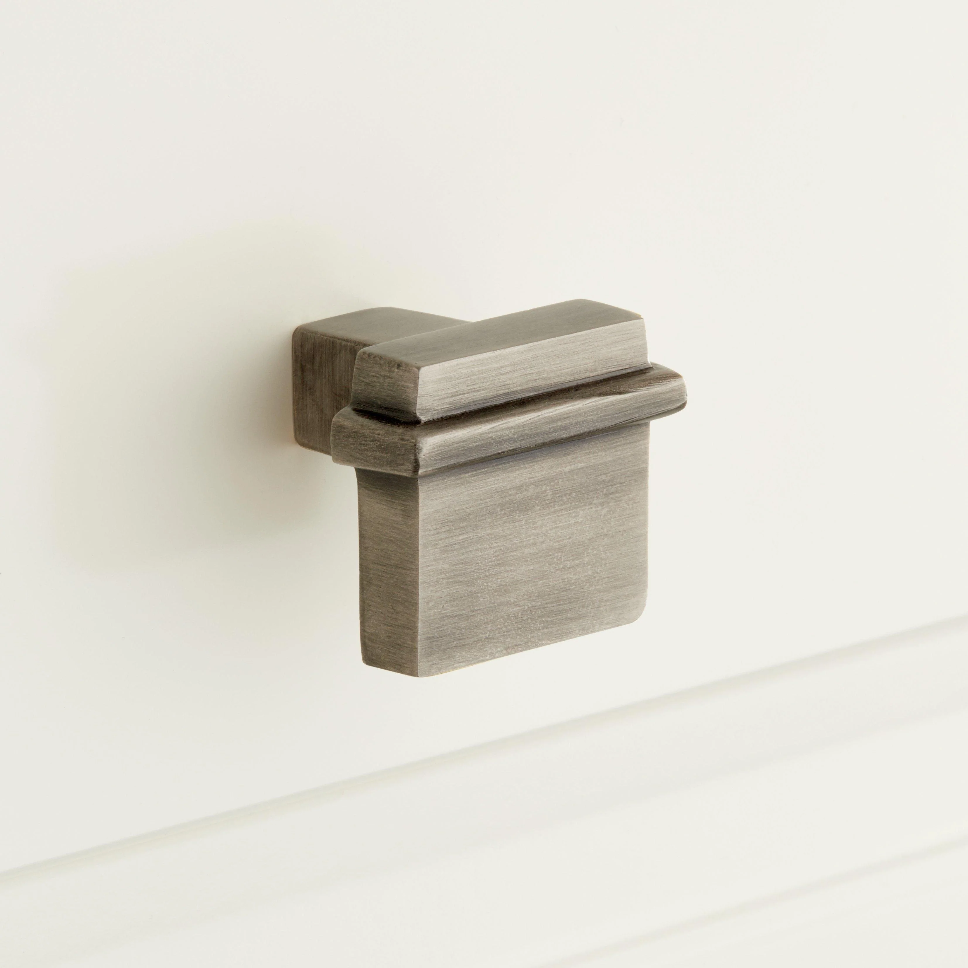 Marta Solid Brass Cabinet Knob - Antique Pewter
