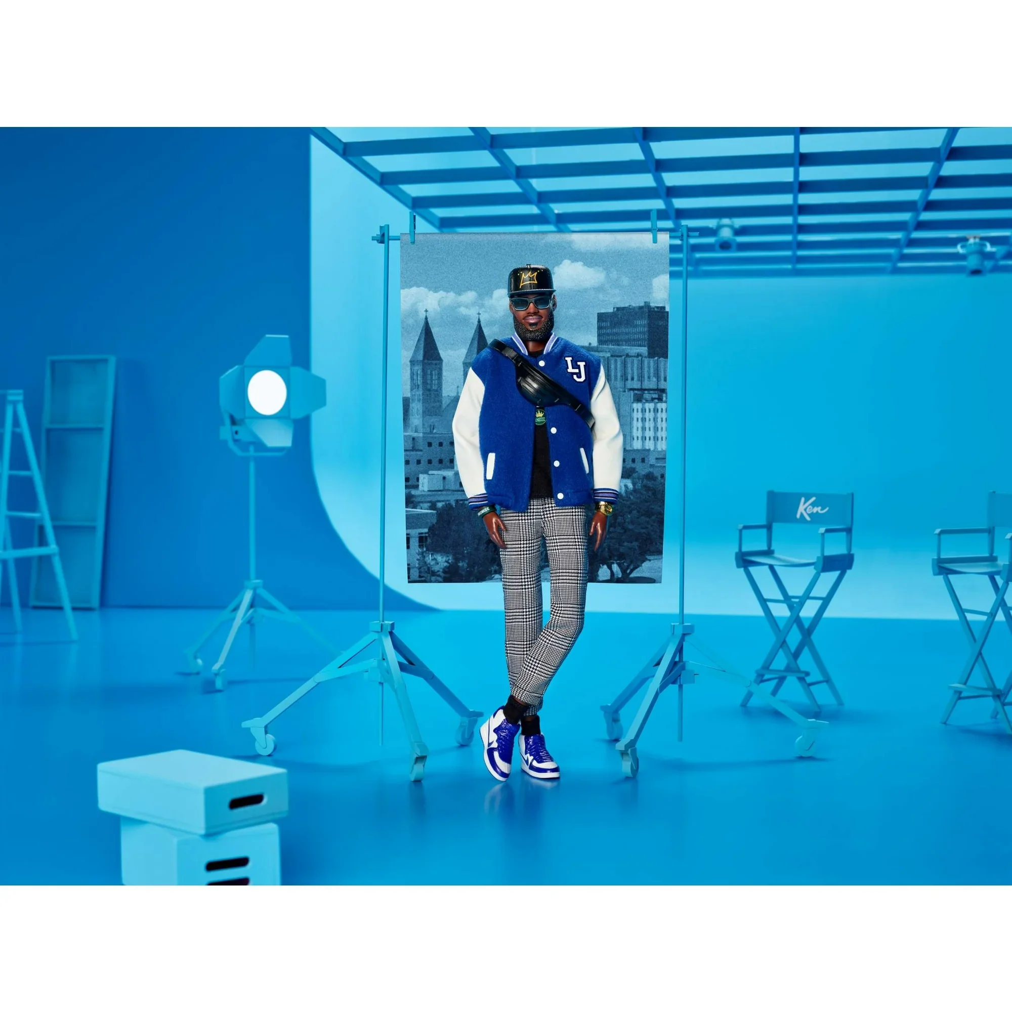 Mattel Barbie Signature LeBron James Kenbassadors Doll Collectible with Varsity Jacket Outfit & Accessories - Image 3