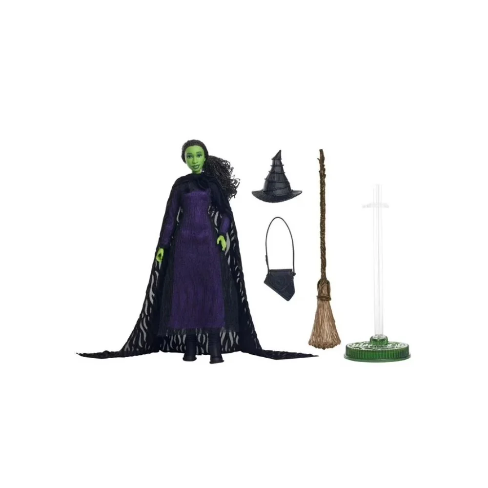 Mattel HXY38 Universal Pictures Wicked Deluxe Elphaba Fashion Doll & Accessories With Braided Hair - Image 2