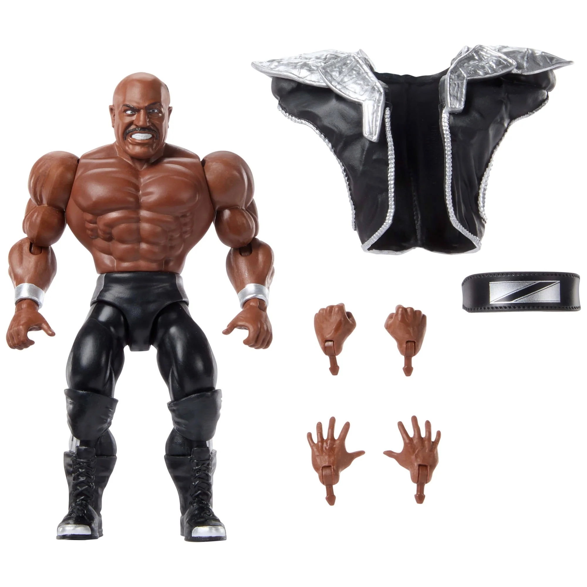 Mattel JCK07 WWE Superstars Zeus Action Figure & Accessories Series 14 Retro 6-inch Collectible Set
