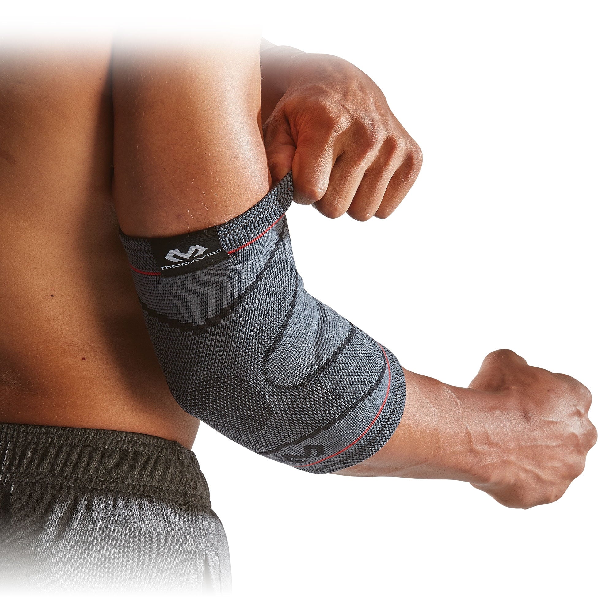 McDavid Elbow Compression Knit Sleeve W/Gel Buttress L/XL - Image 4