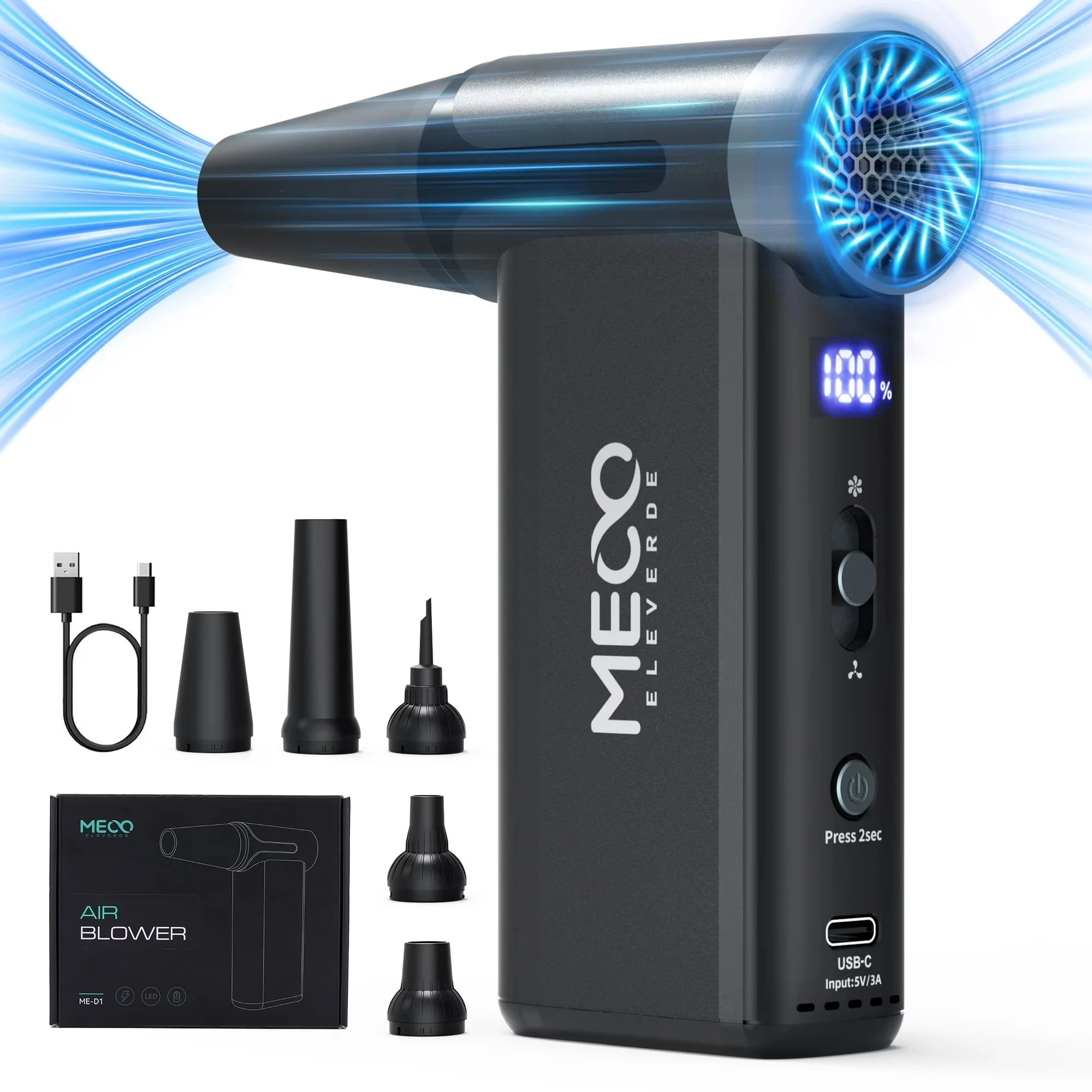 MECO D1 150,000 RPM Super Power Compressed Air Duster - Image 3