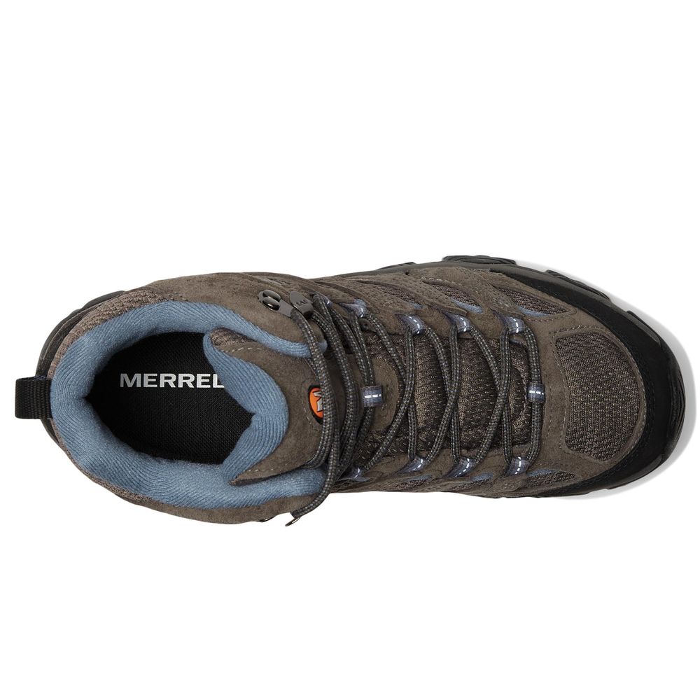 Merrell Moab 3 Mid Waterproof Hiking Boots for Women, Granite, Size 7, Medium Width, J500162Z - Image 3