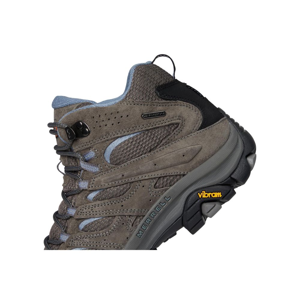 Merrell Moab 3 Mid Waterproof Hiking Boots for Women, Granite, Size 7, Medium Width, J500162Z - Image 7