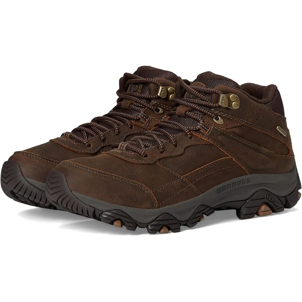 Merrell Moab Adventure 3 Mid Waterproof Boots for Men - Earth - 9M
