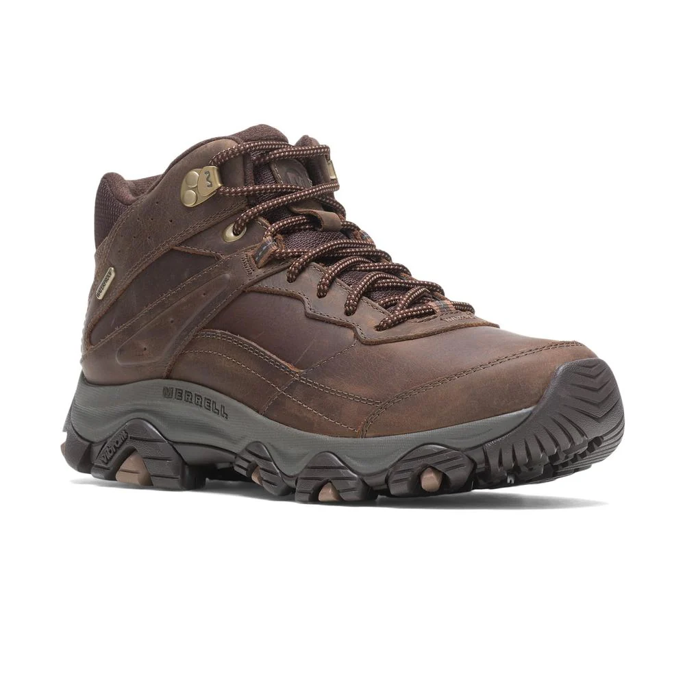 Merrell Moab Adventure 3 Mid Waterproof Hiking Boots, Earth 1, Men's 11.5, J003821Z