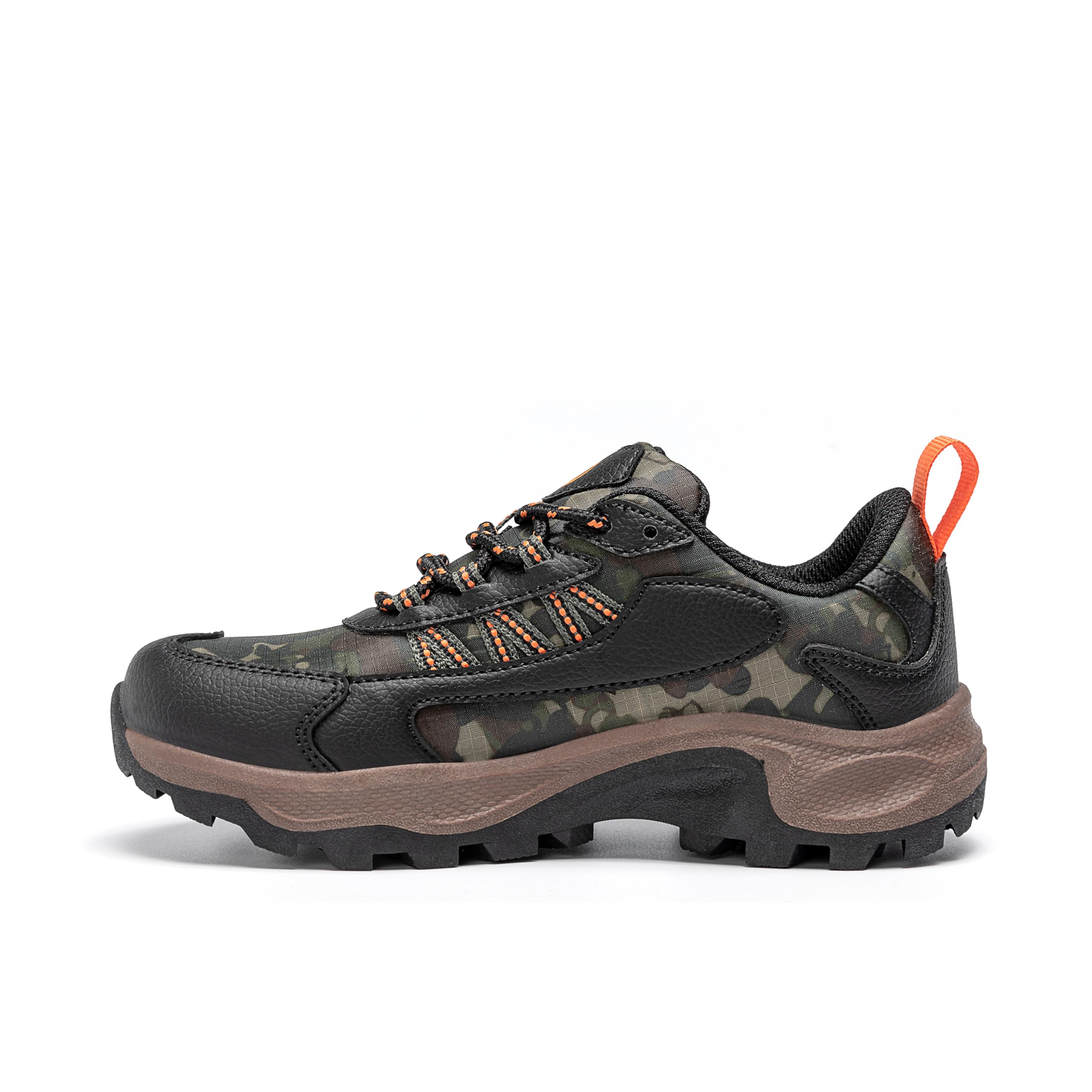 Merrell Stowe Low Hiking Shoes, Camo, Synthetic Upper, Lace Closure, Rubber Outsole, Big Kids, MF25A04 - Image 11