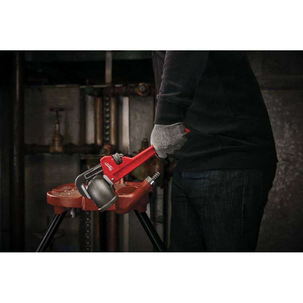MILWAUKEE 12 In. Steel Pipe Wr - Image 6