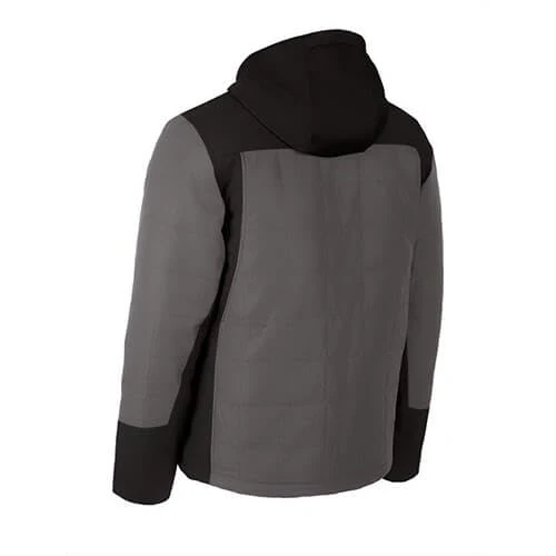Milwaukee M12 Heated Axis Hooded Athletic Insulated Jacket, Gray/Black, 3X, 205G-213X - Image 3