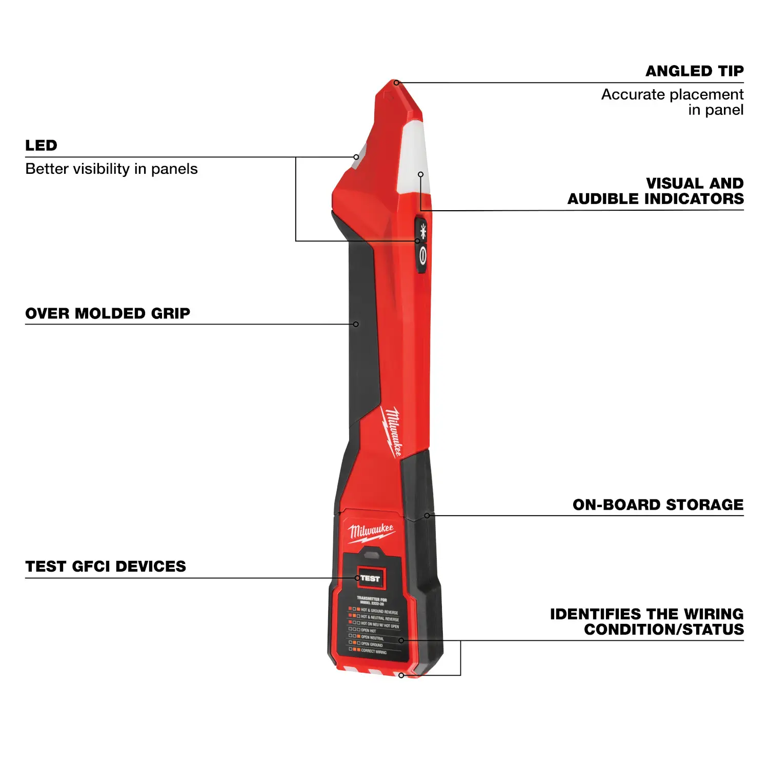 Milwaukee 2222-20 Circuit Breaker Finder w/ Led - Image 3
