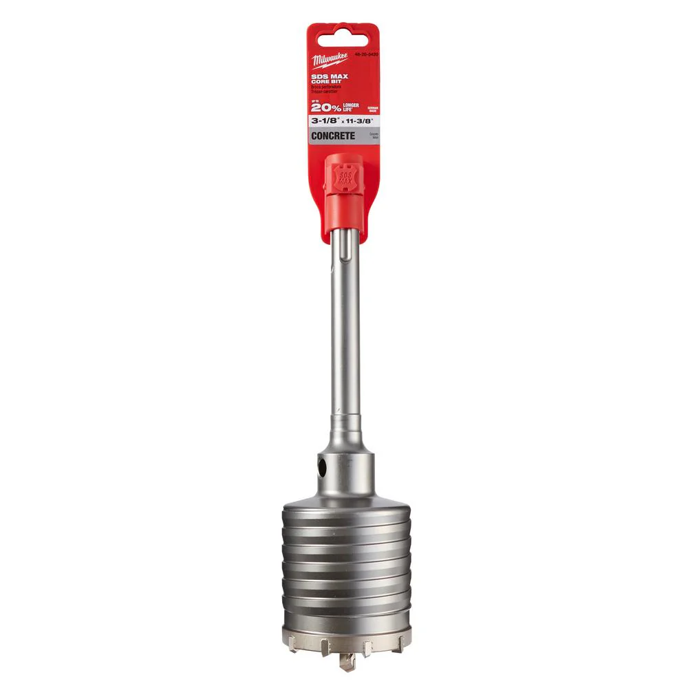 Milwaukee 48-20-5420 SDS-Max 1-Piece Core3-1/8"X11-3/8 - Image 2