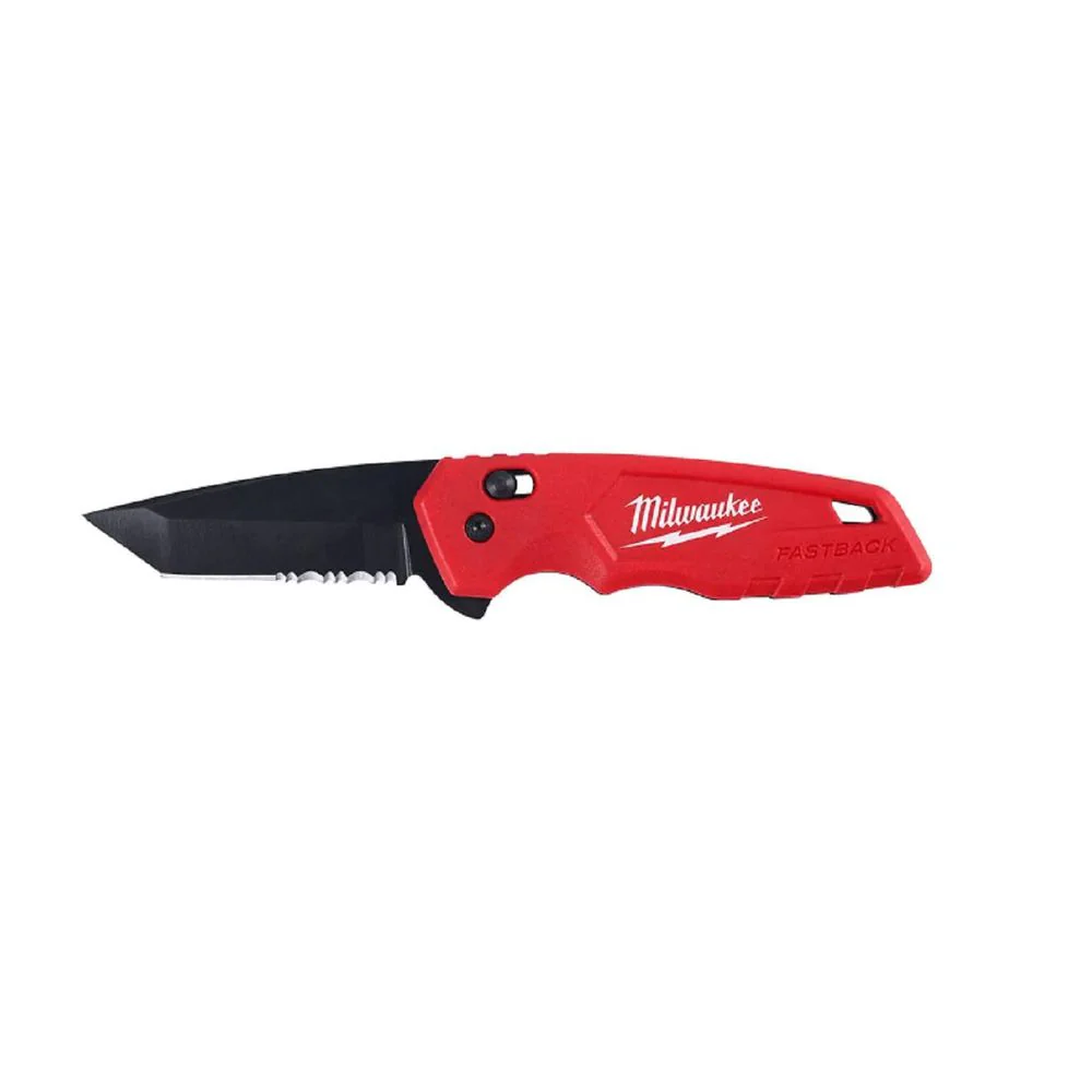 Milwaukee 48-22-1530 Fastback Stainless Steel Spring Assisted Folding Knife With 2.95" Blade, Red - Image 2