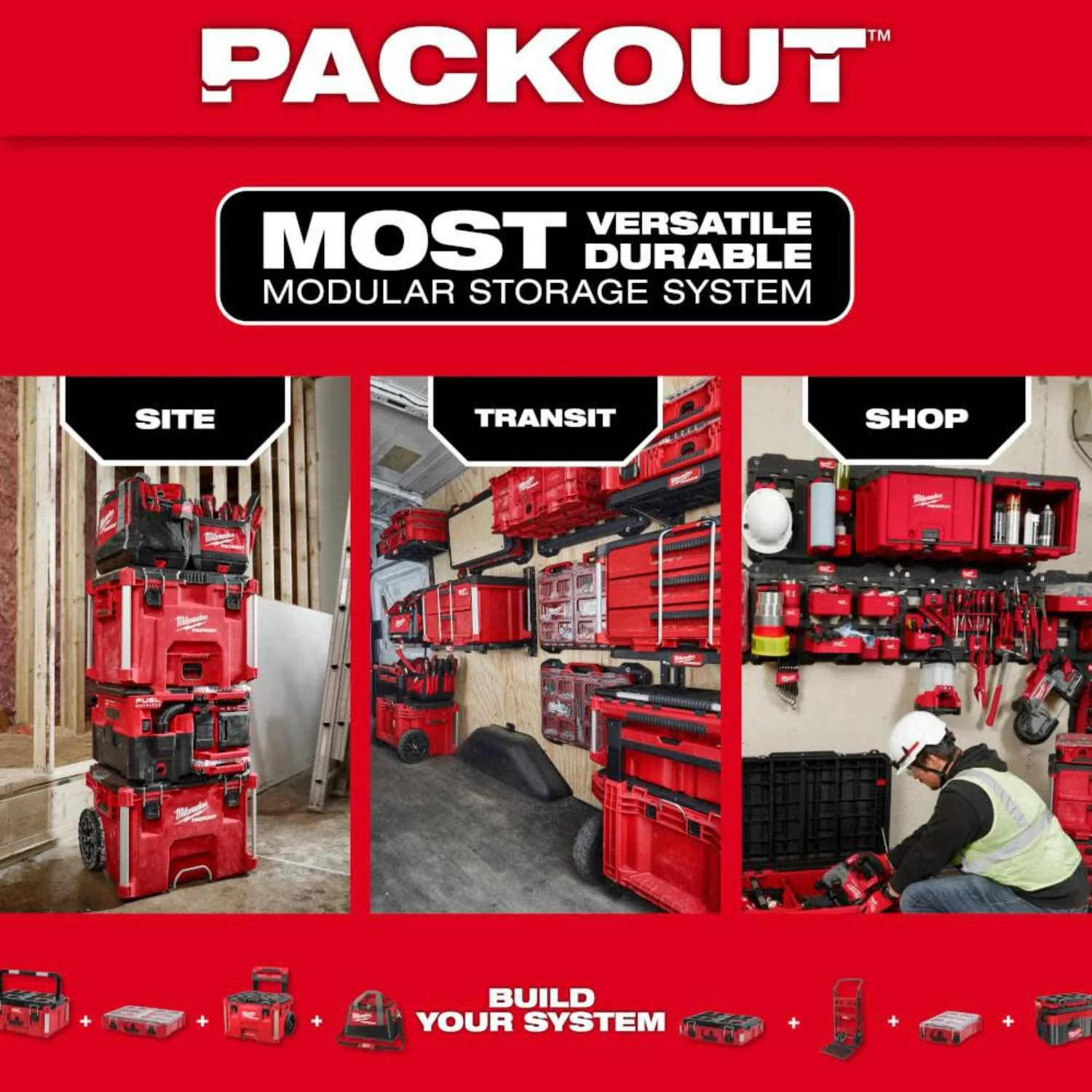 Milwaukee 48-22-8346 Packout Magnetic Rack - Image 7