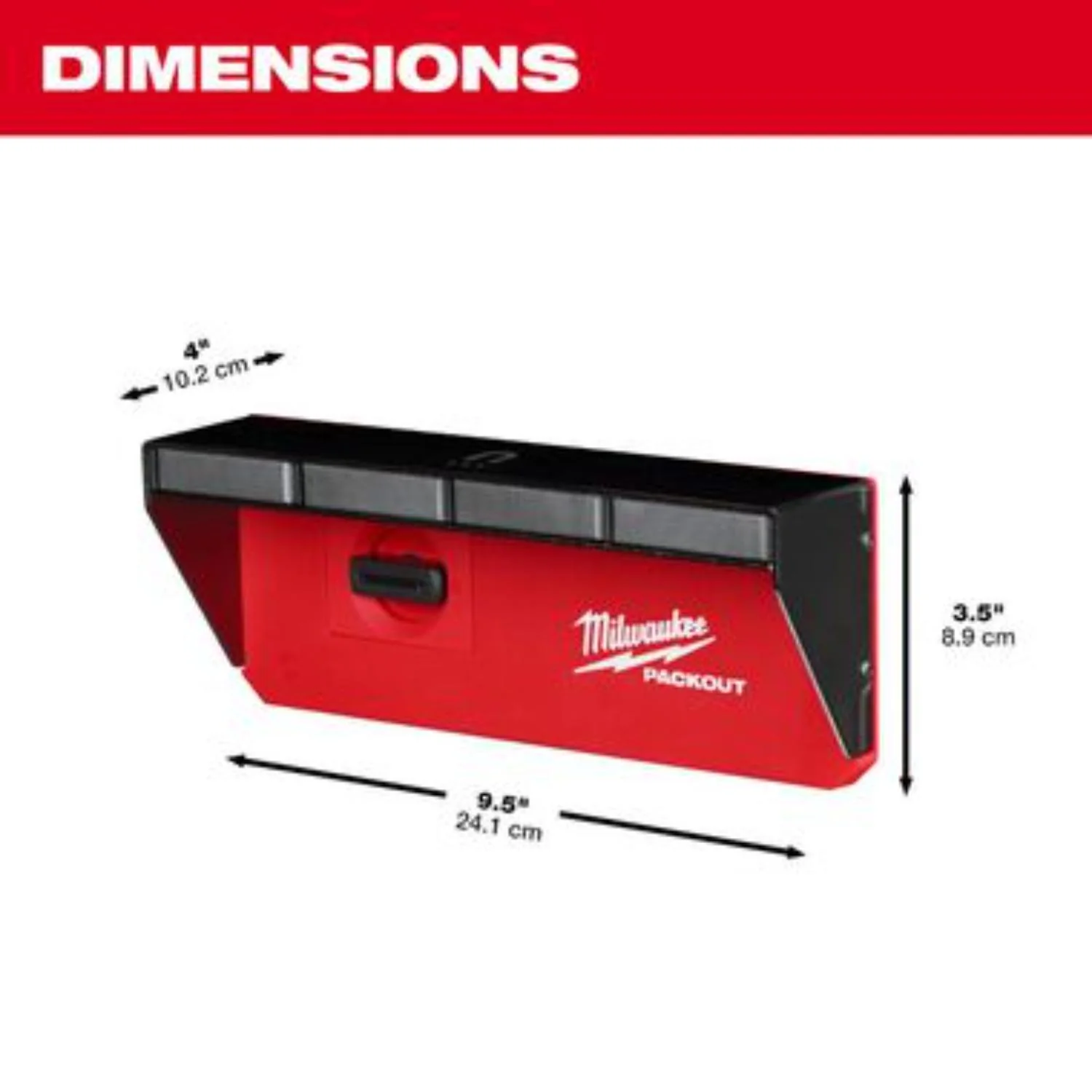 Milwaukee 48-22-8346 Packout Magnetic Rack - Image 8