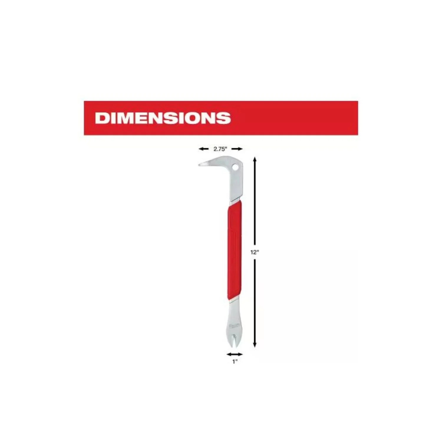 Milwaukee 48-22-9032 12 in. Nail Puller with Dimpler - Image 2