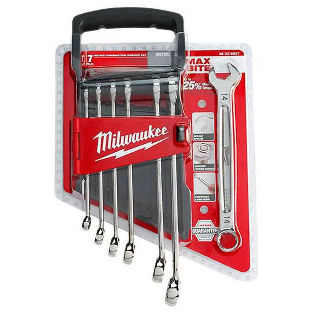 Milwaukee 48-22-9507 Combination Metric Wrench Set (7-Piece) - Image 2