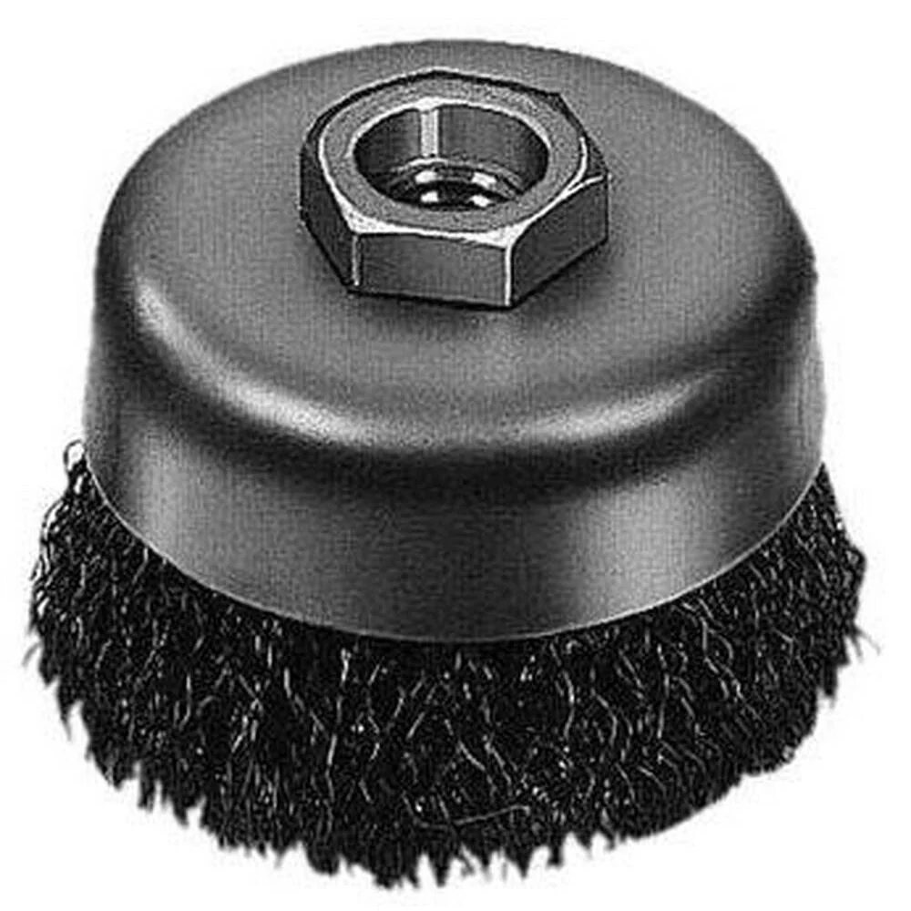 Milwaukee 48-52-1300 4" Crimped Wire Cup Brush- Carbon Steel