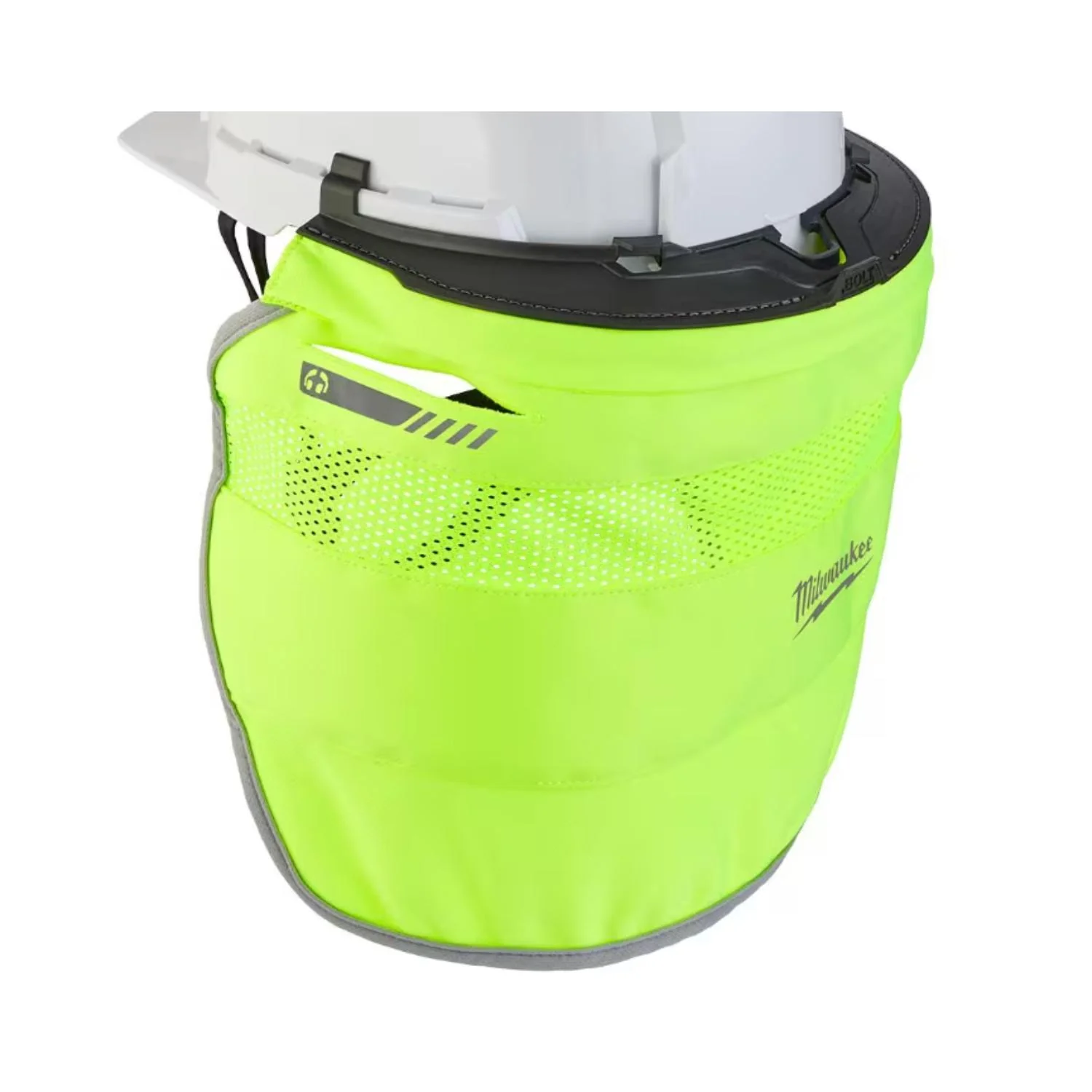 Milwaukee 48-73-1070 Bolt Yellow High Visibility Mesh Sunshade with 50+UPF UV Protection - Image 4