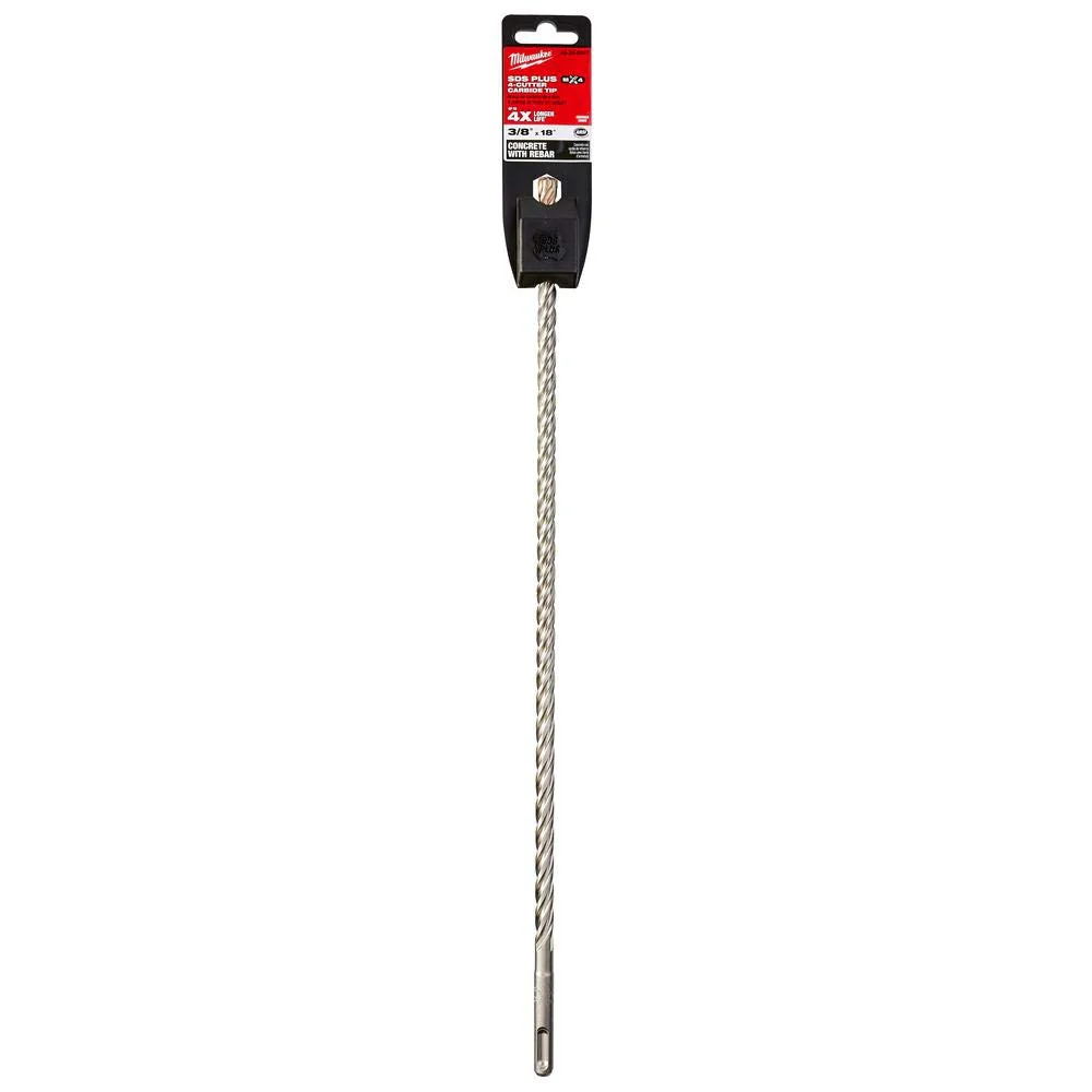 Milwaukee 48208357 3/8 in. x 18 in. MX4 SDS-Plus Carbide Bit