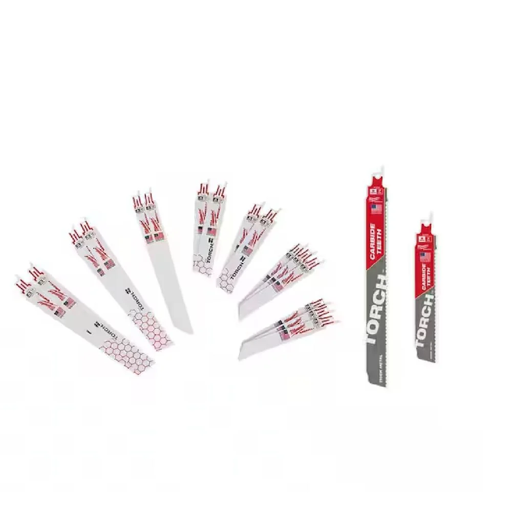 Milwaukee 49-22-1216Y SAWZALL Metal Cutting Bi-Metal Reciprocating Saw Blade Set (16-Piece) with 2 Carbide Blades