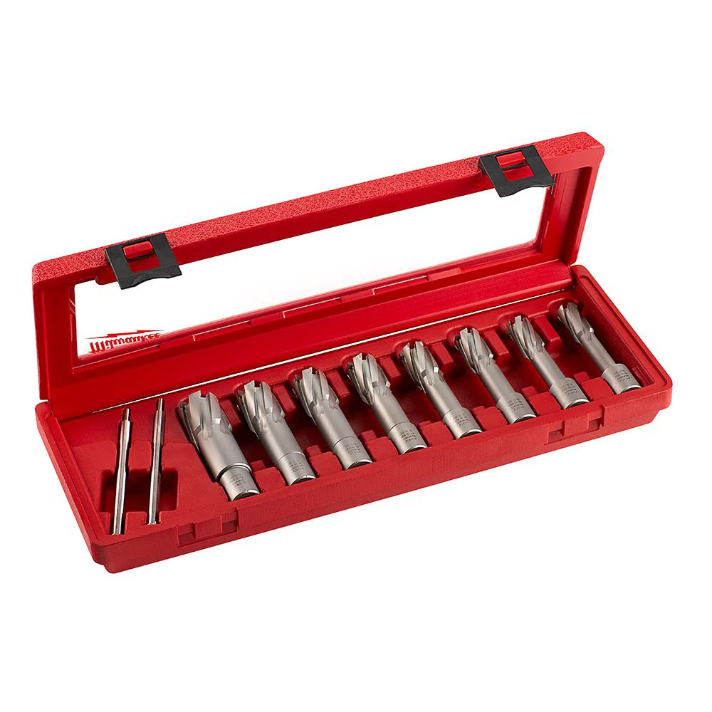 Milwaukee 49-22-8440 High Speed Steel Annular Cutter Kit With 3/4 in. Weldon Shank (8-Piece)